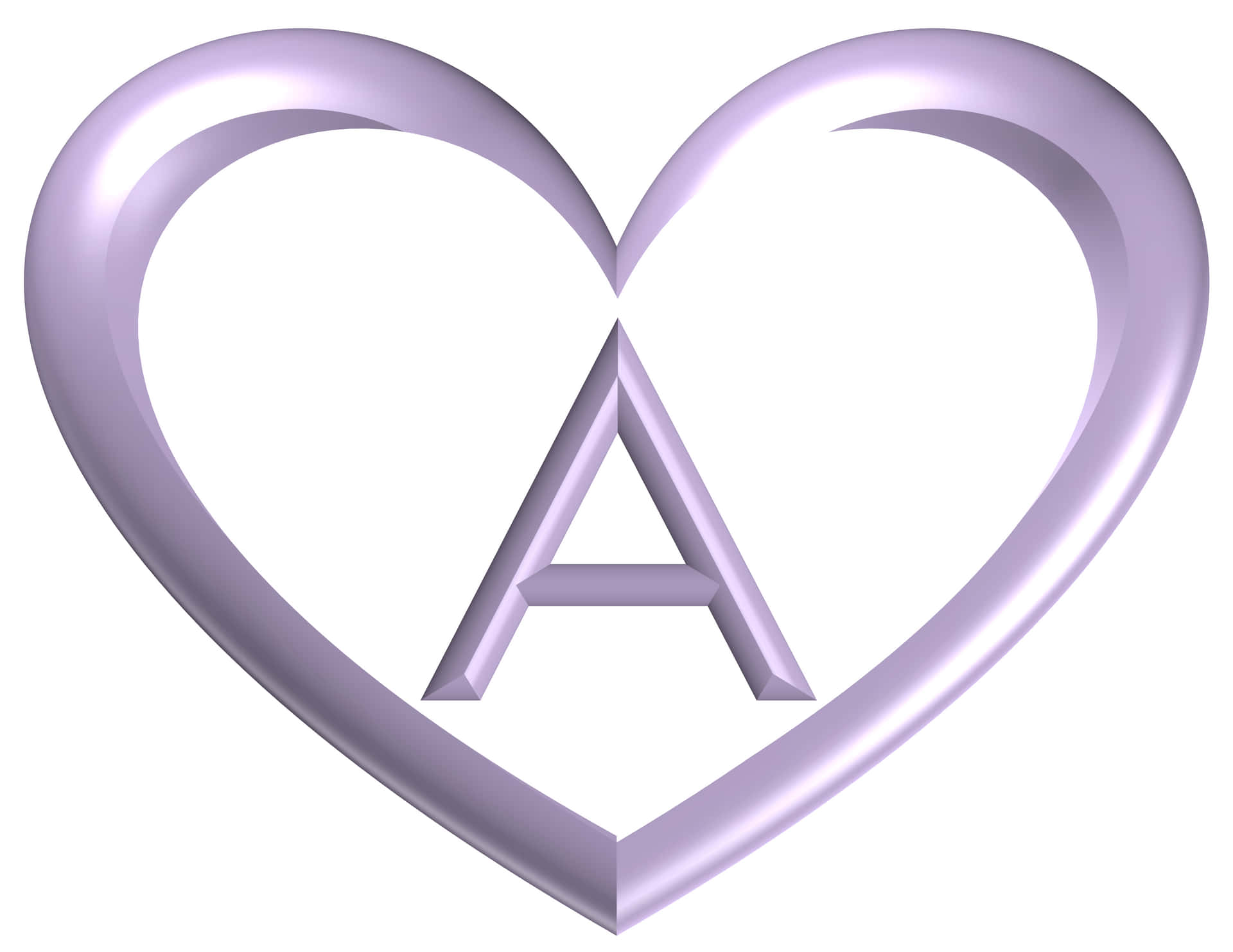 Letter A Heart Pfp