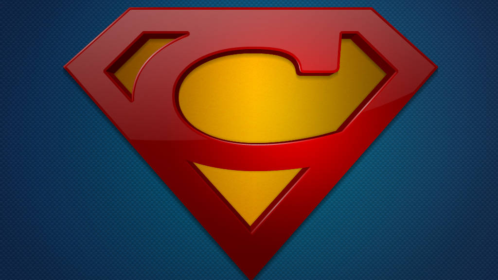 Letter C Classic Superman Logo Background