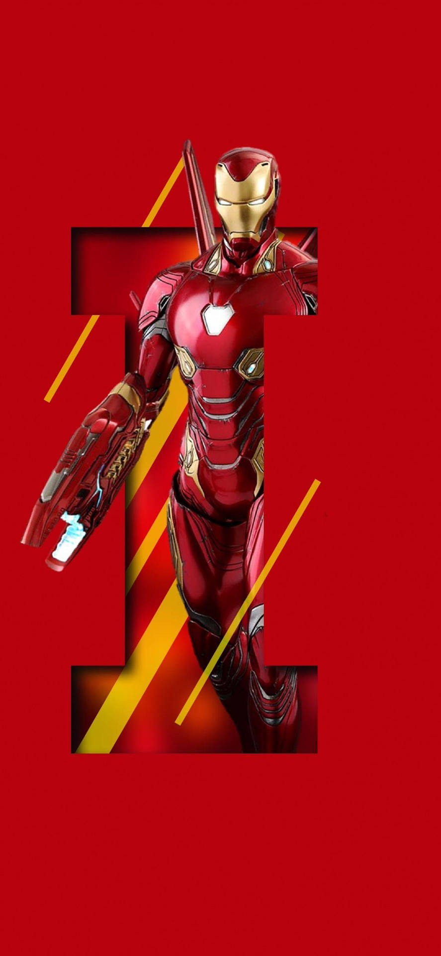 Letter I Iron Man Iphone Background