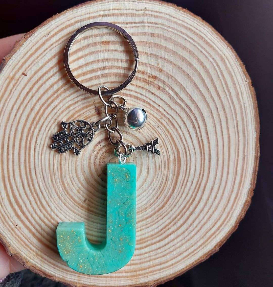 Letter J Keychain Background