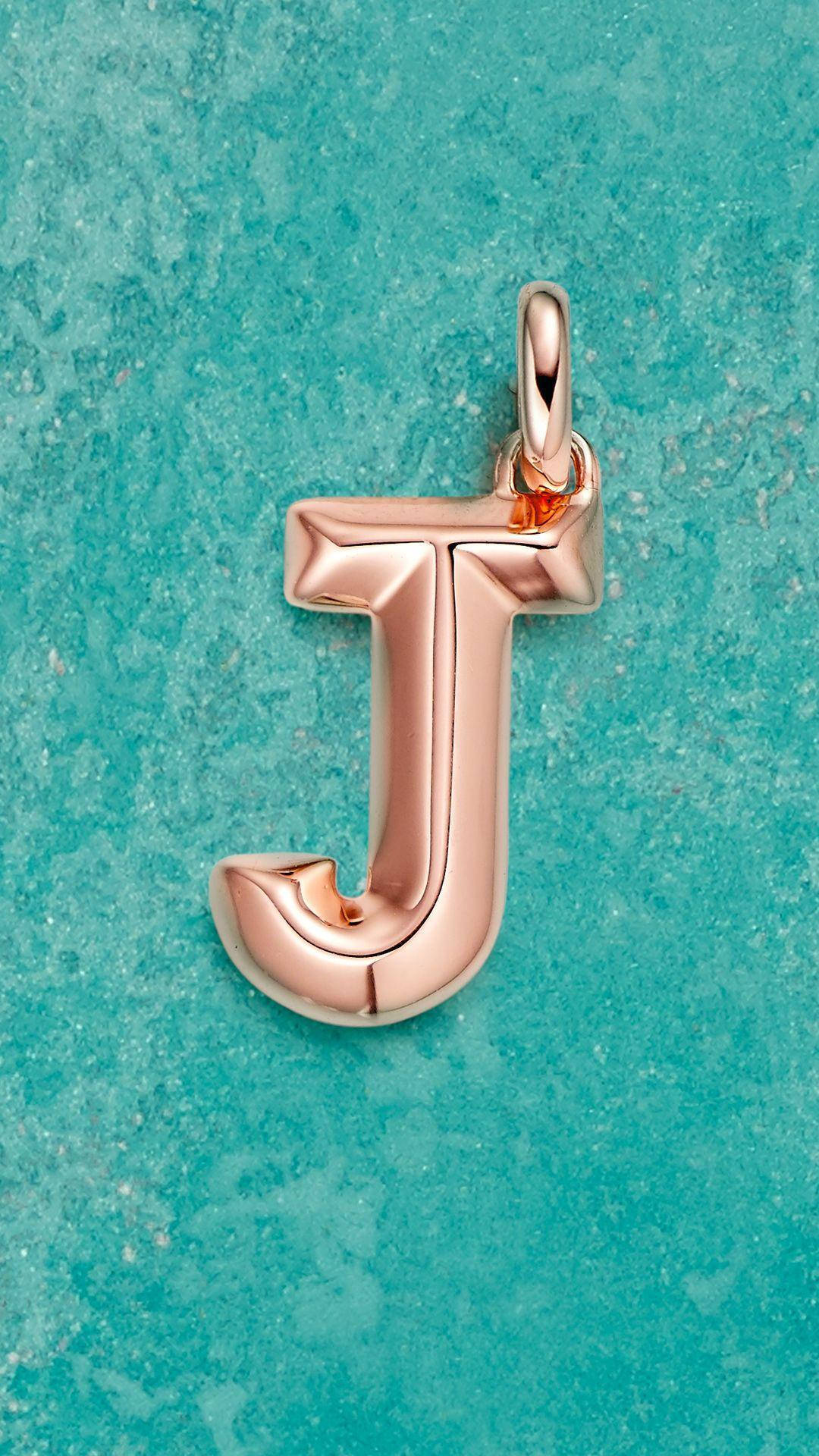 Letter J Pendant Background