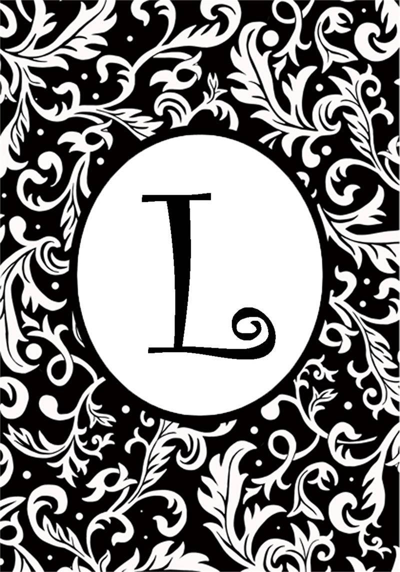 Letter L Gothic Design Background