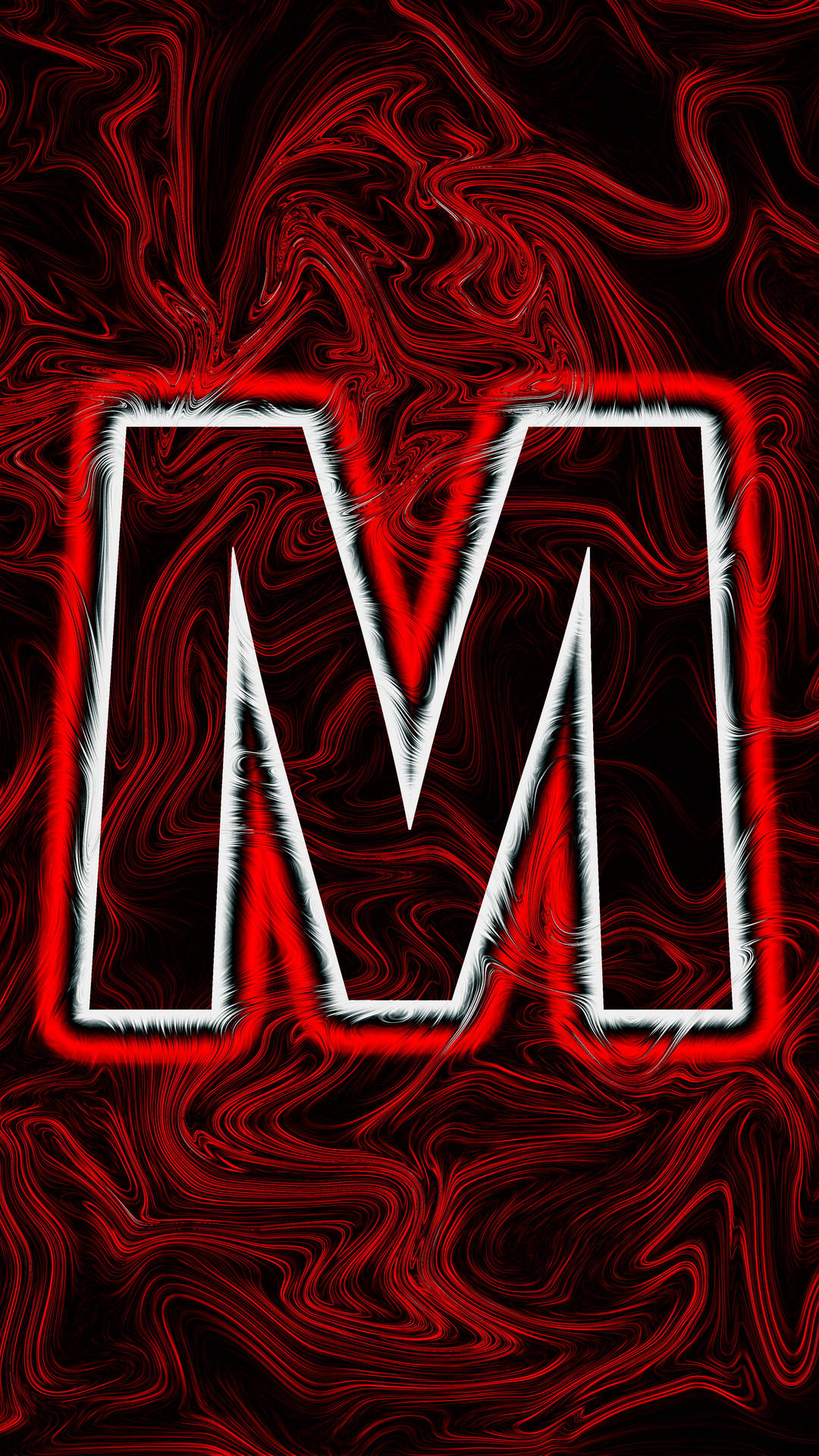 Letter M Digital Abstract Background