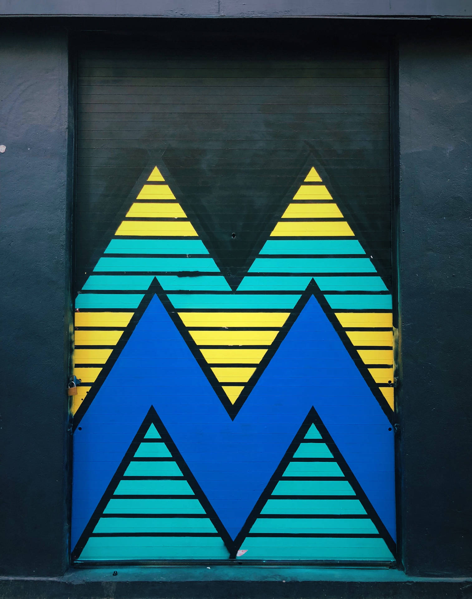 Letter M Wall Art Background
