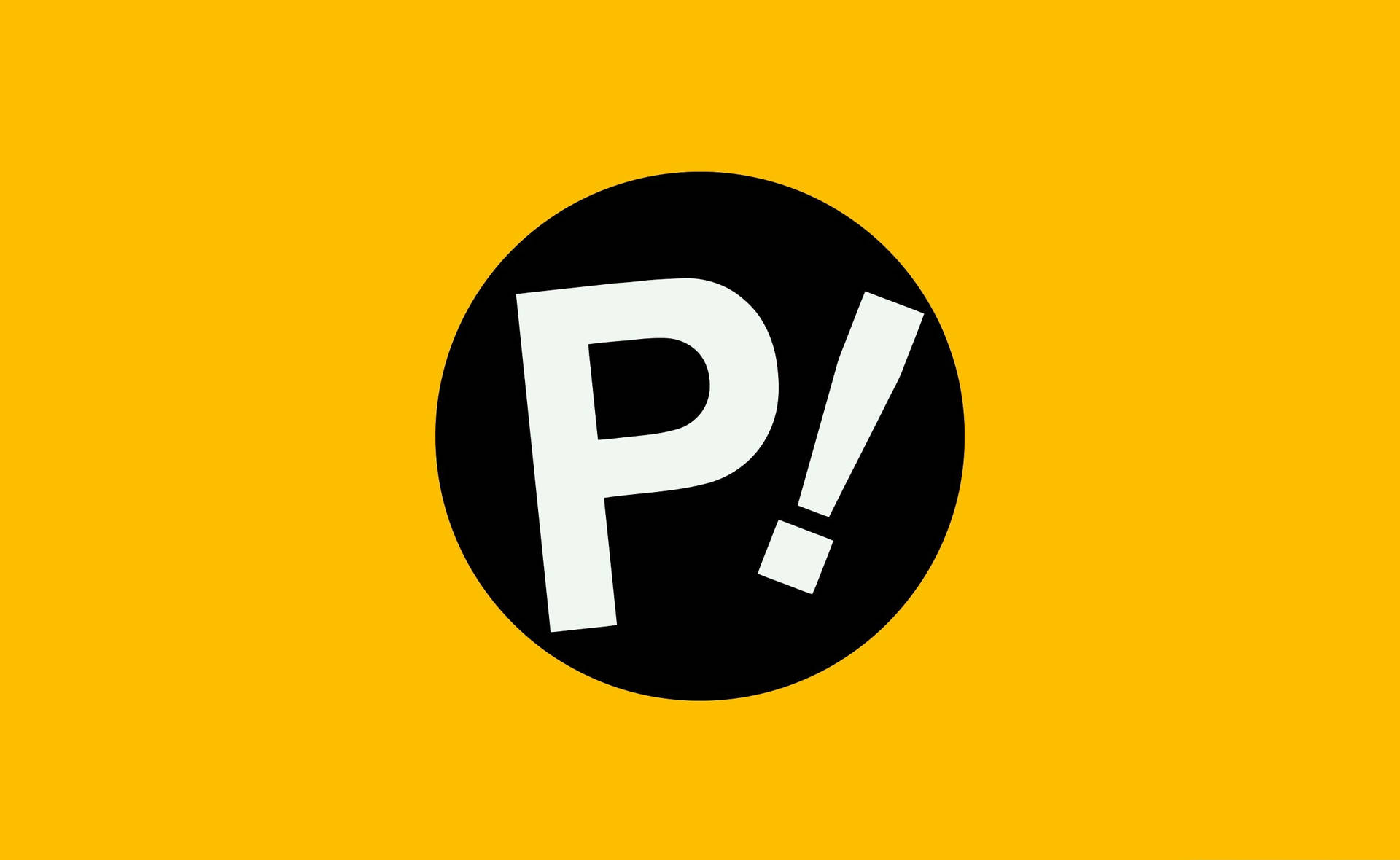 Letter P Exclamation Point Background