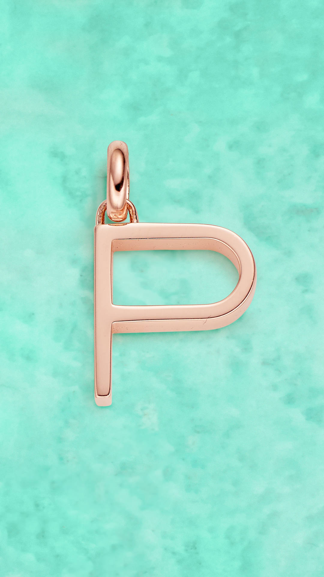 Letter P Light Pink Background