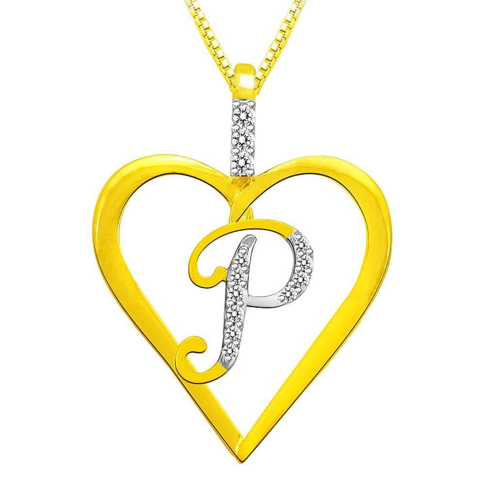 Letter P Necklace Background