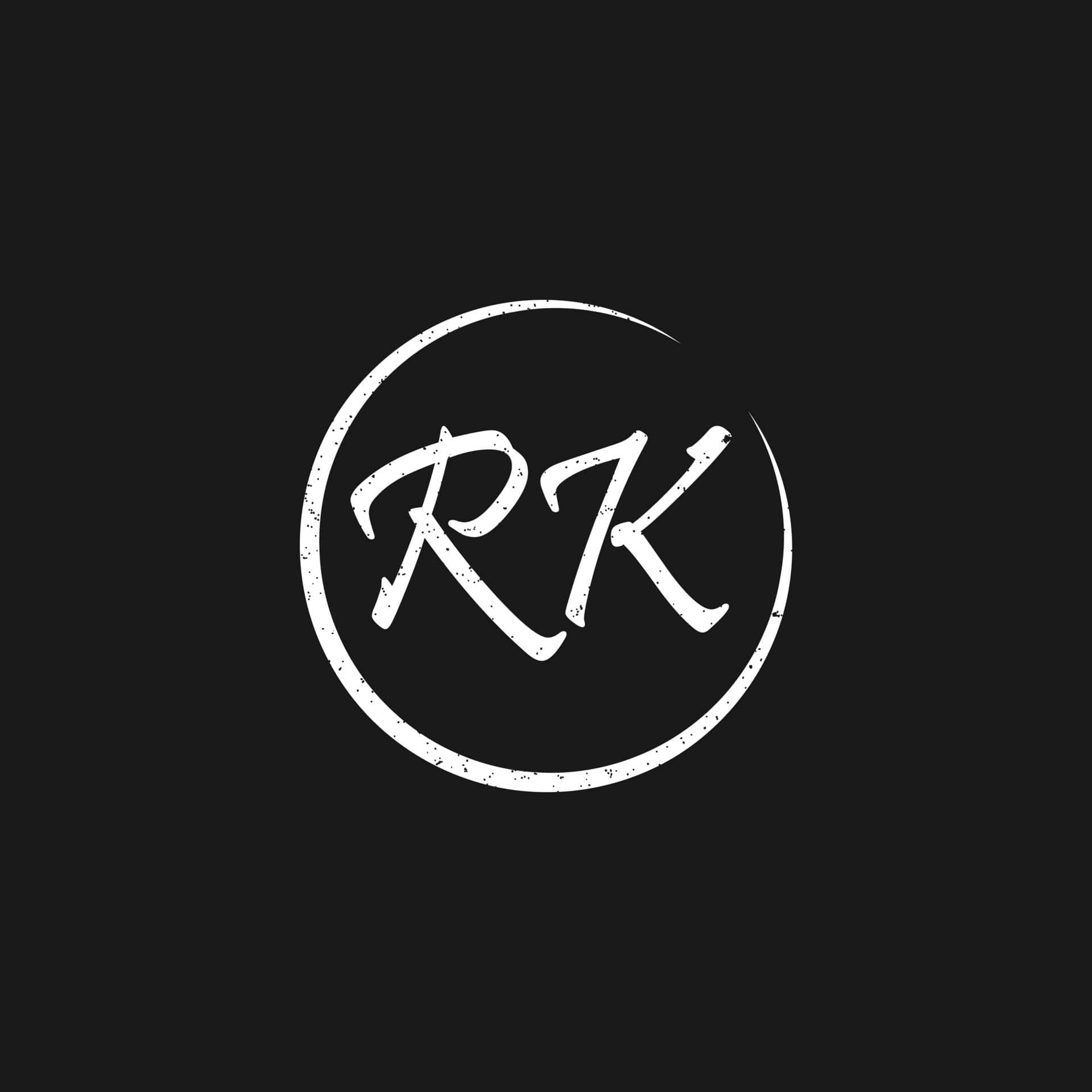 Letter R And K Initials