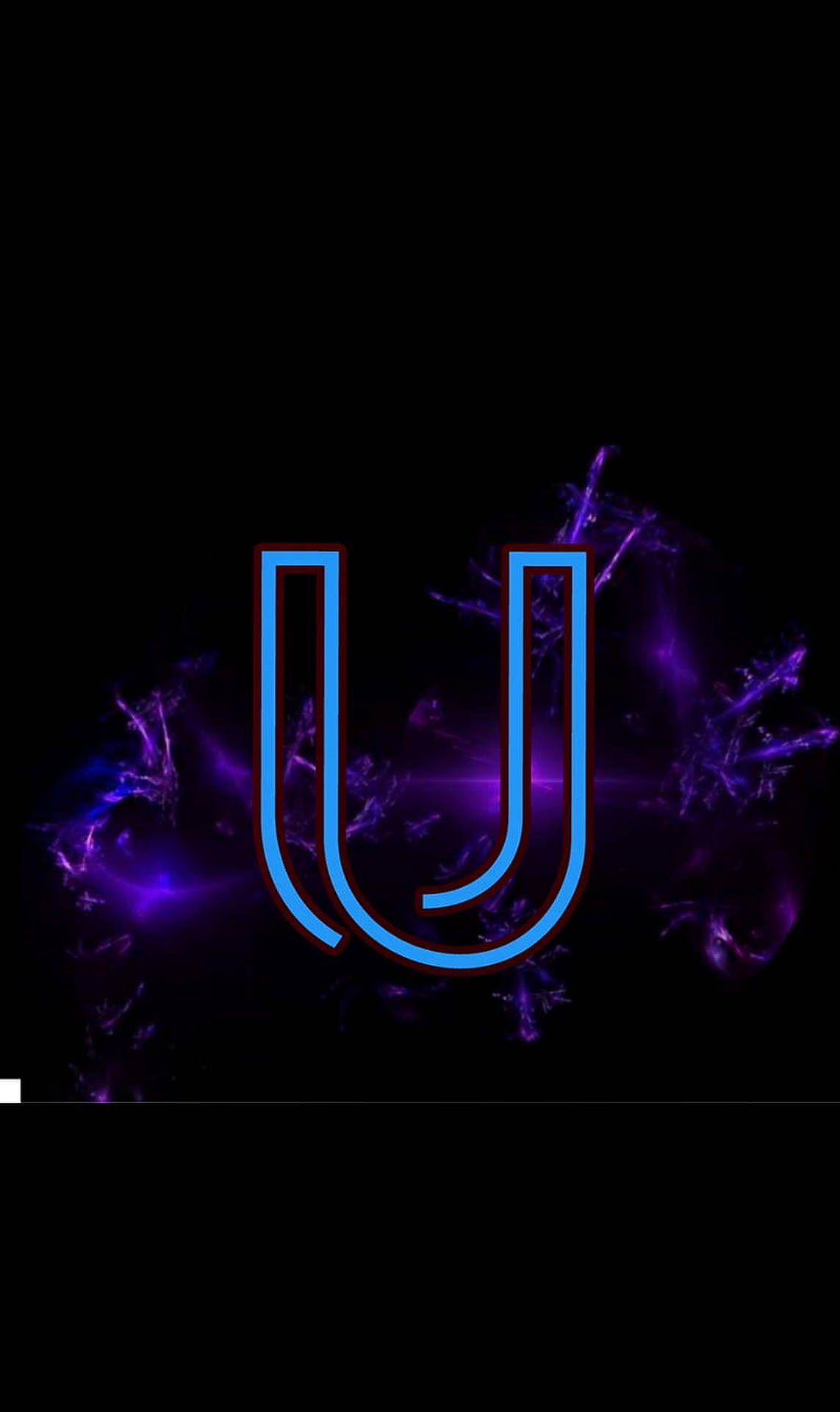 Letter U Logo Design Background