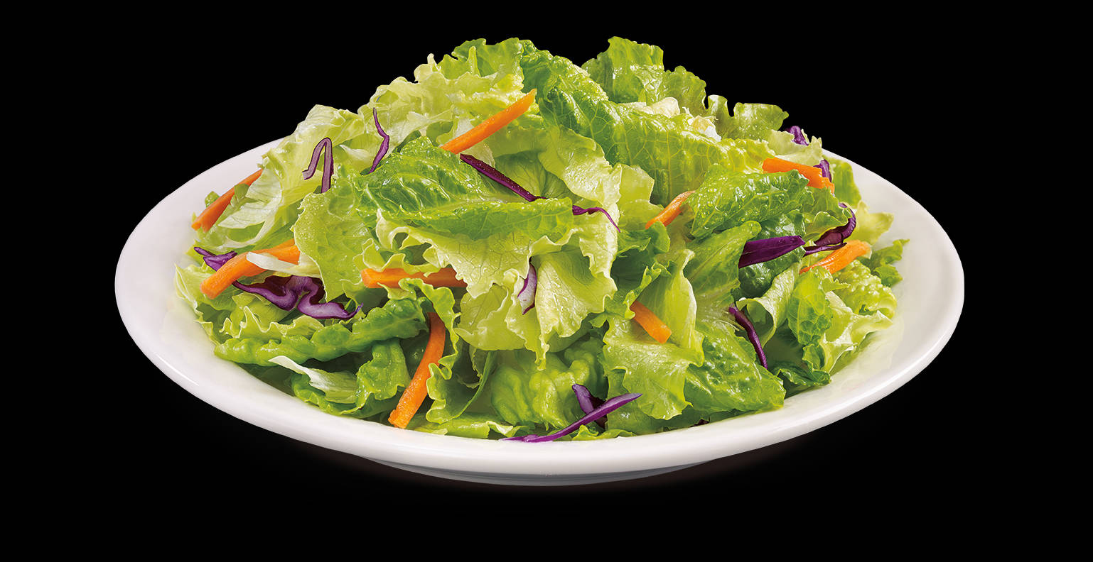 Lettuce In A Plate Background