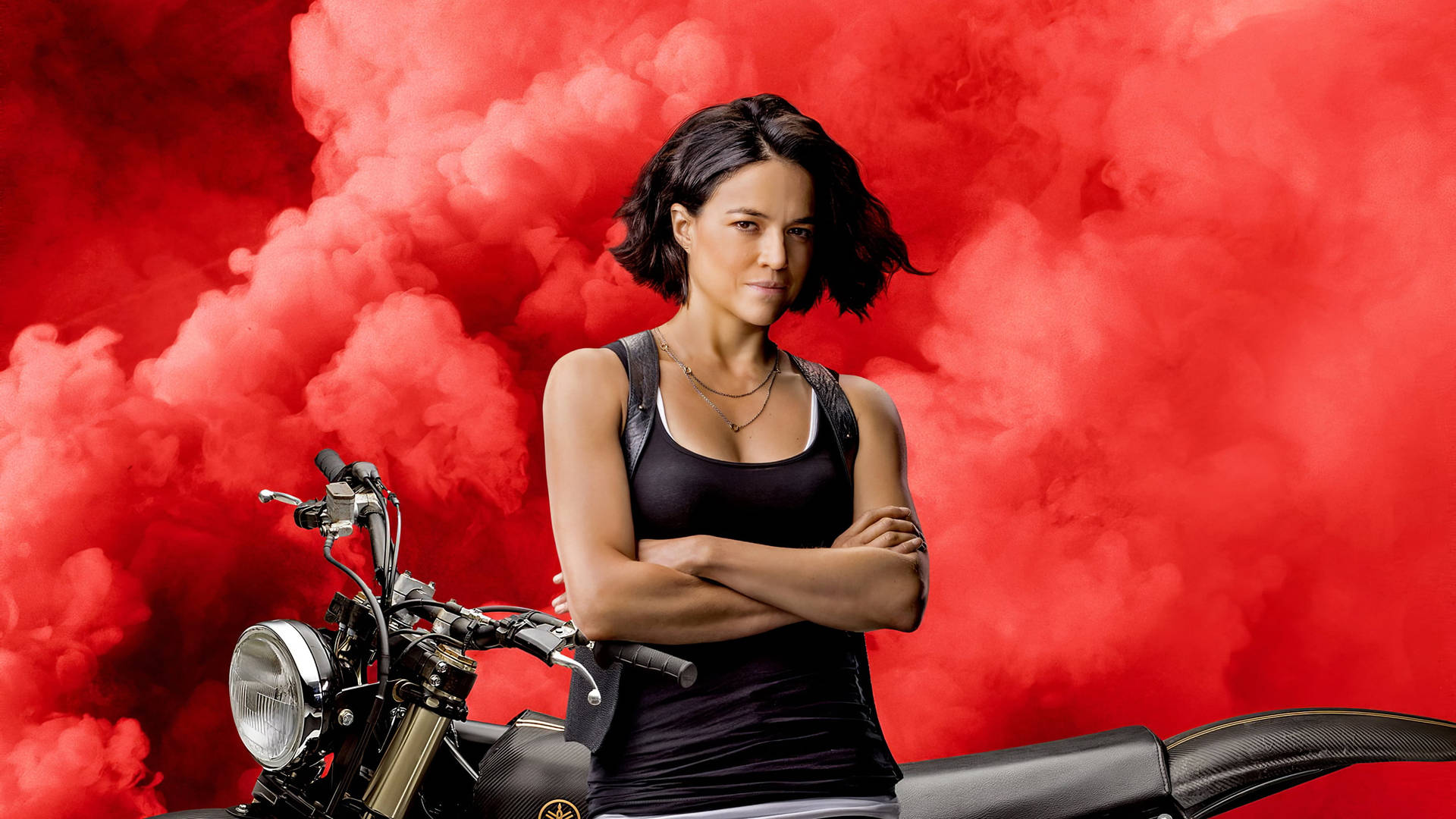 Letty Ortiz, The Fearless Racer From The Fast And Furious Series, Embodied In A Captivating Desktop Image. Background