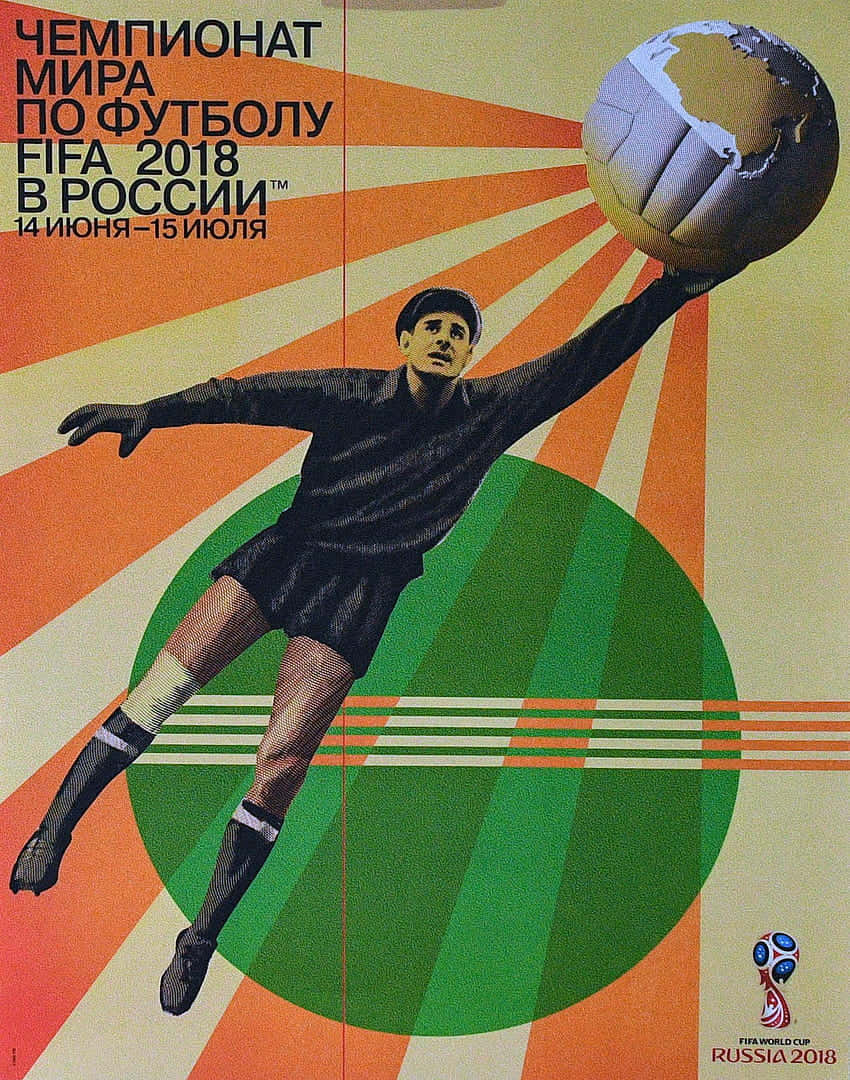 Lev Yashin Fifa World Cup Poster Background