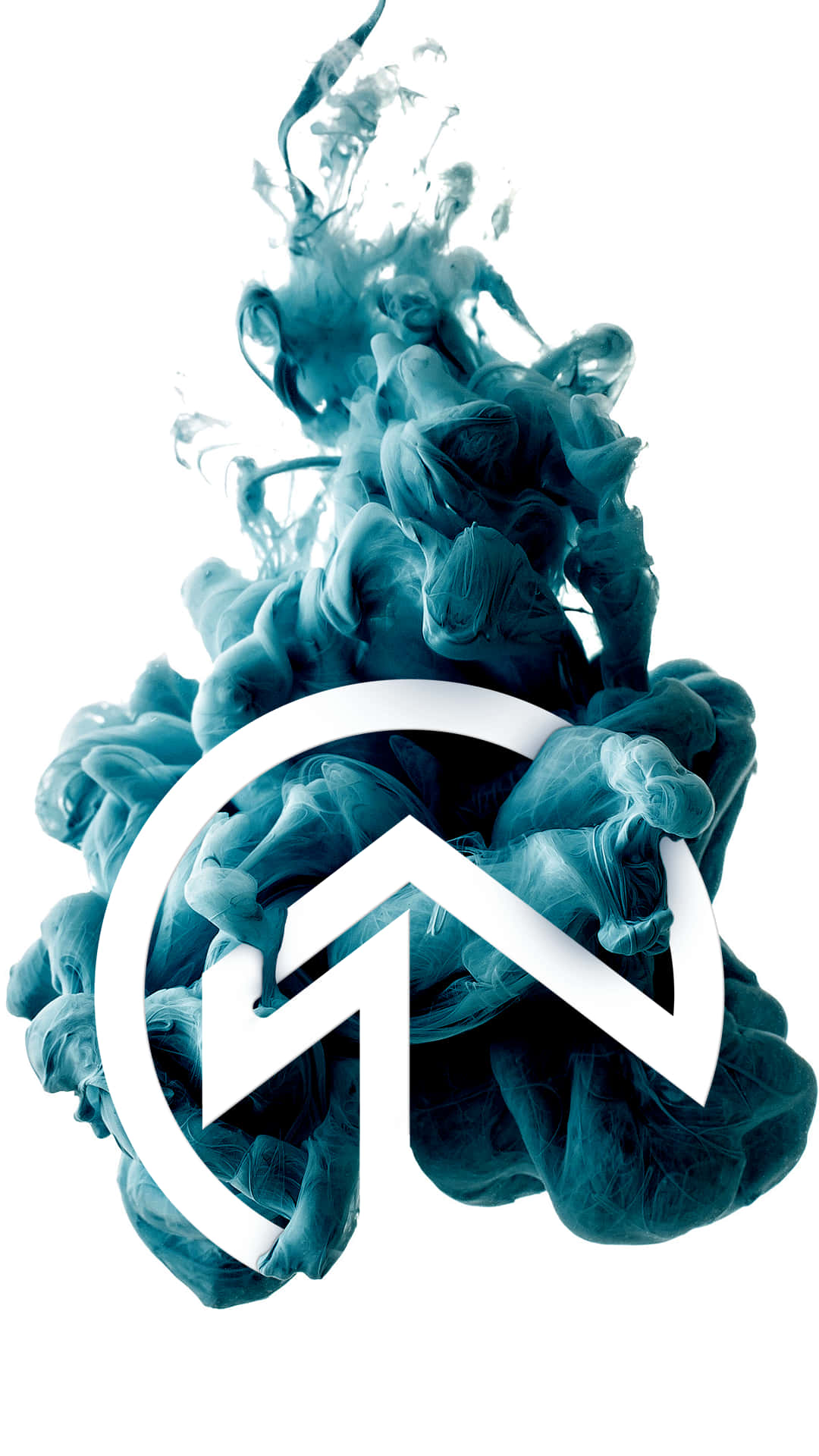 Level Up Blue Smoke Background