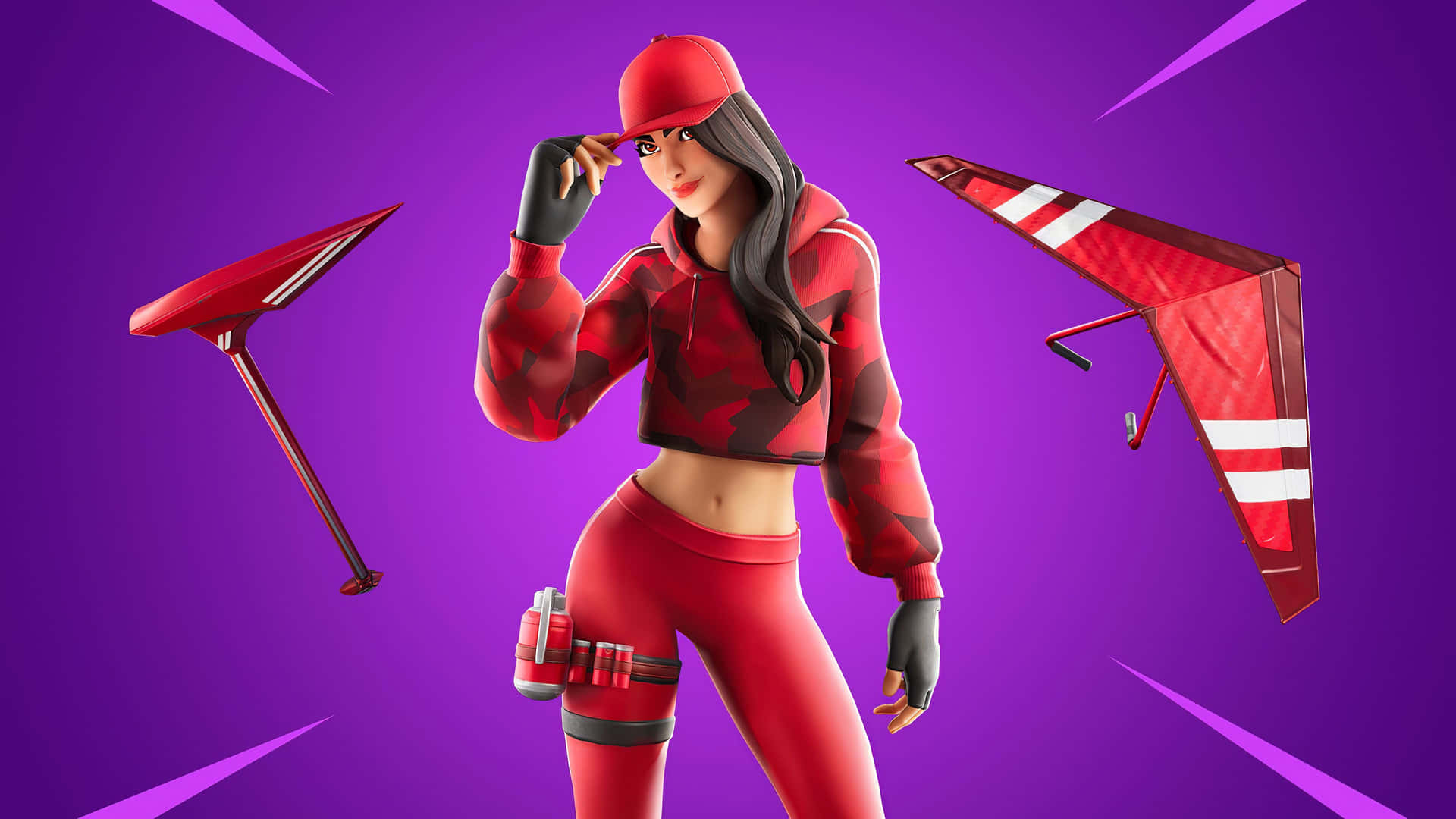 Level Up With Cute Fortnite Skins Background