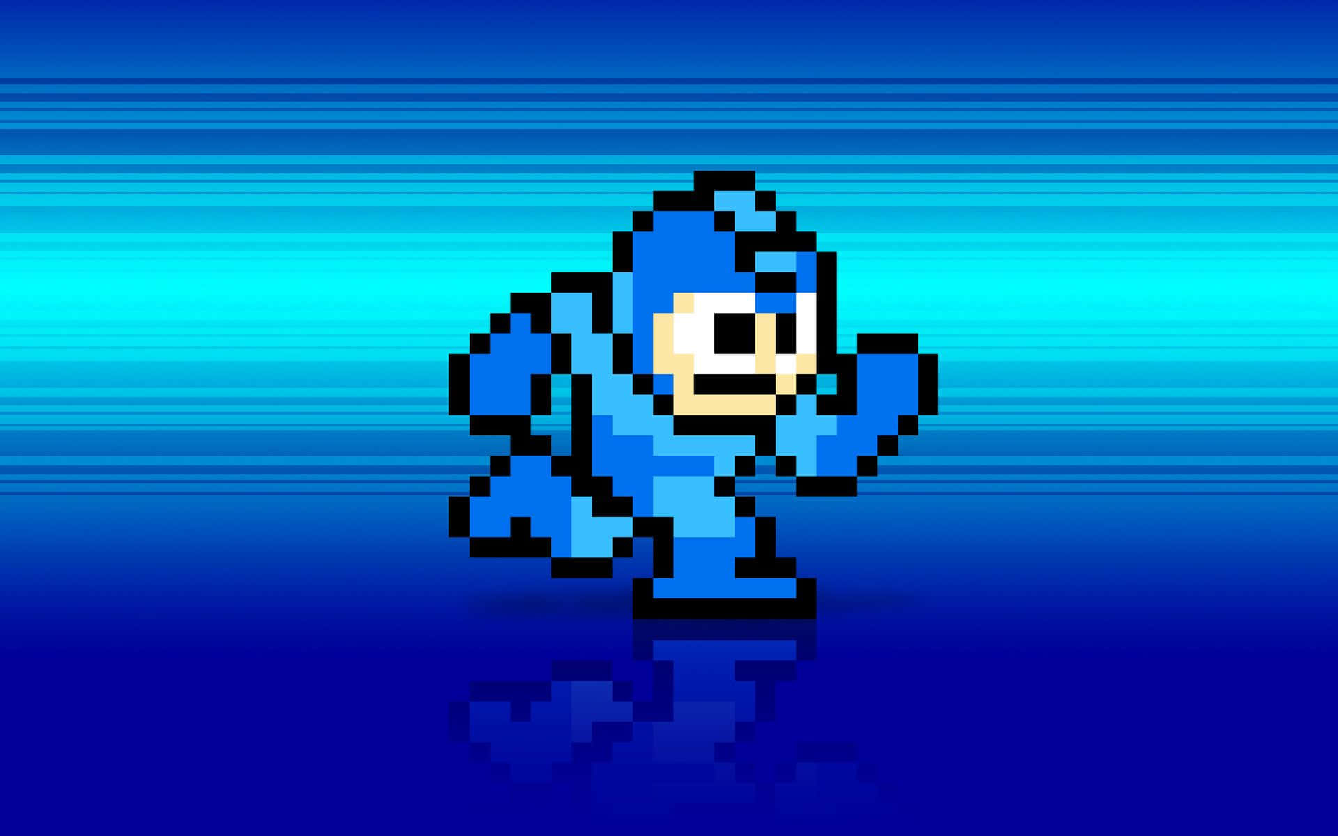 Level Up With Mega Man Background