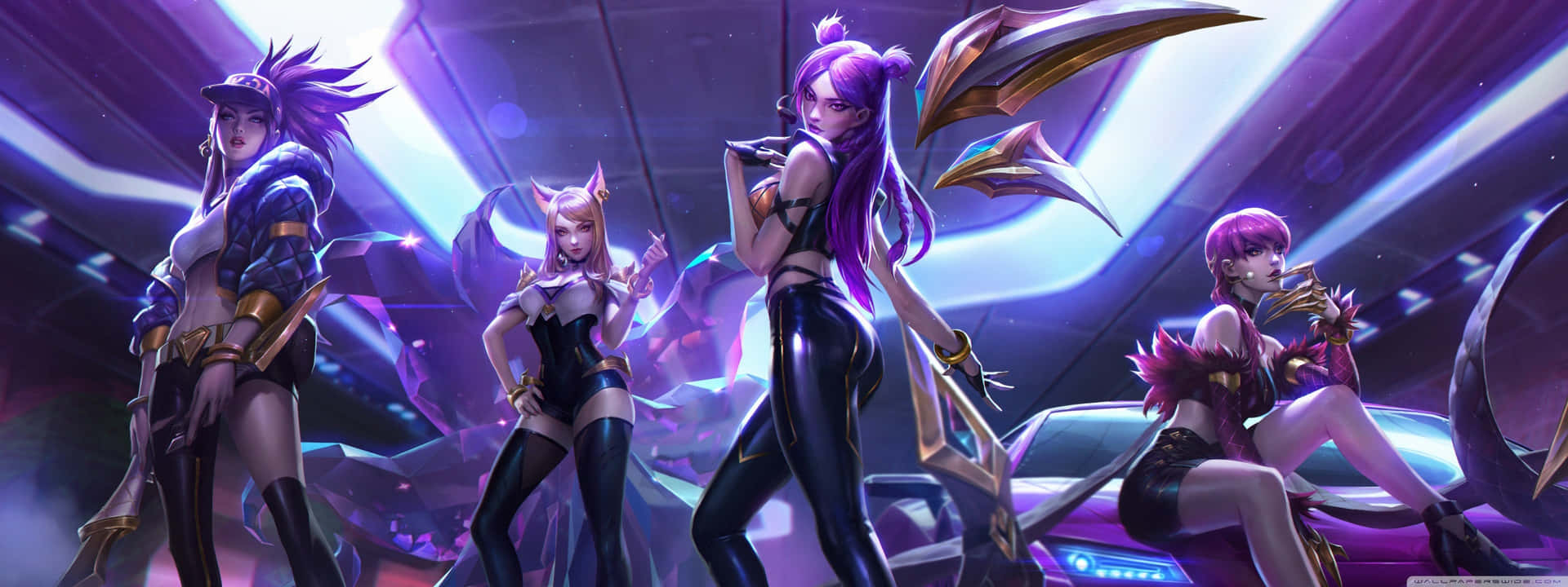 Level Up Your Gaming Experience With League Of Legends Dual Screen Background