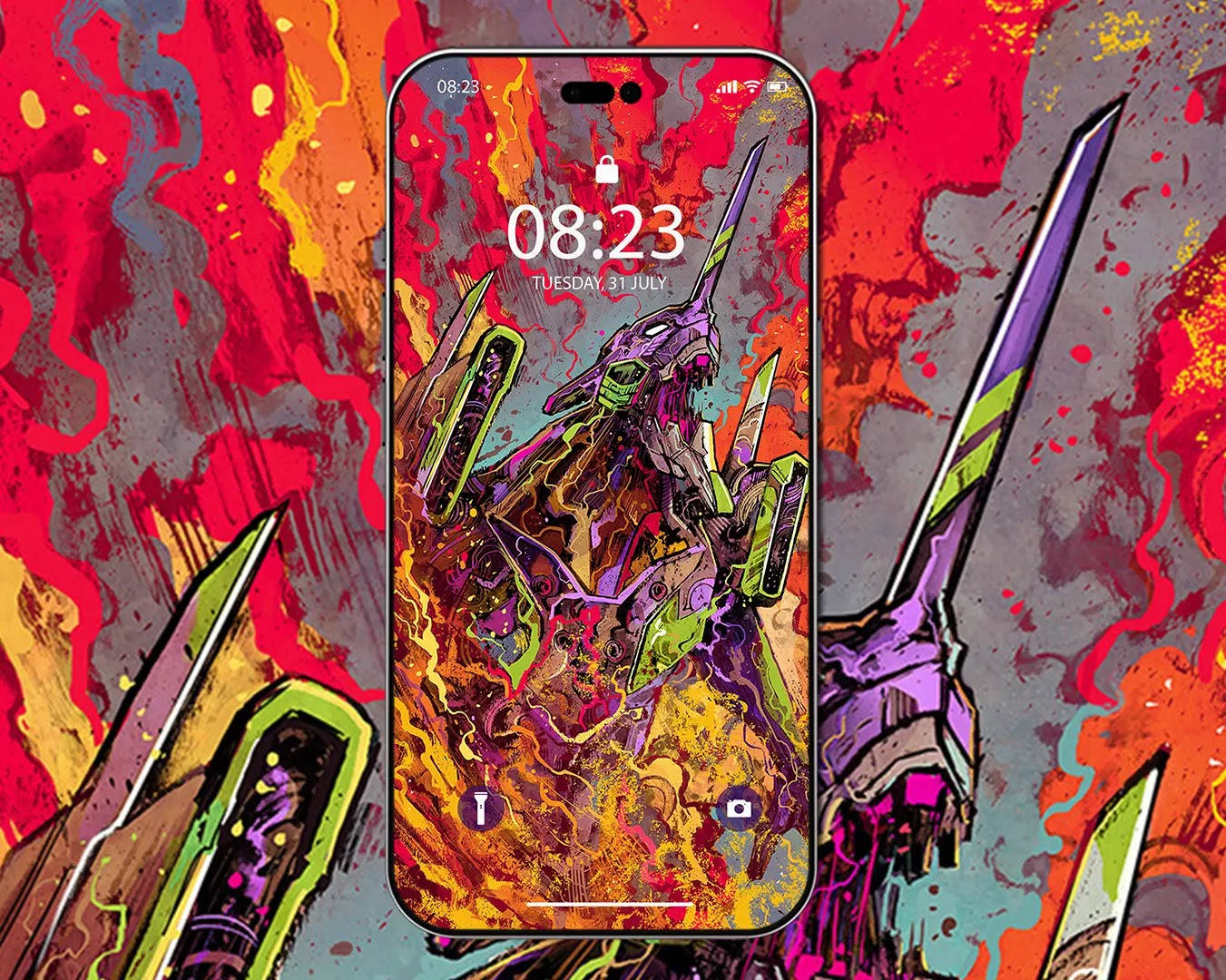 Level Up Your Smartphone Game With The Evangelion Phone Background