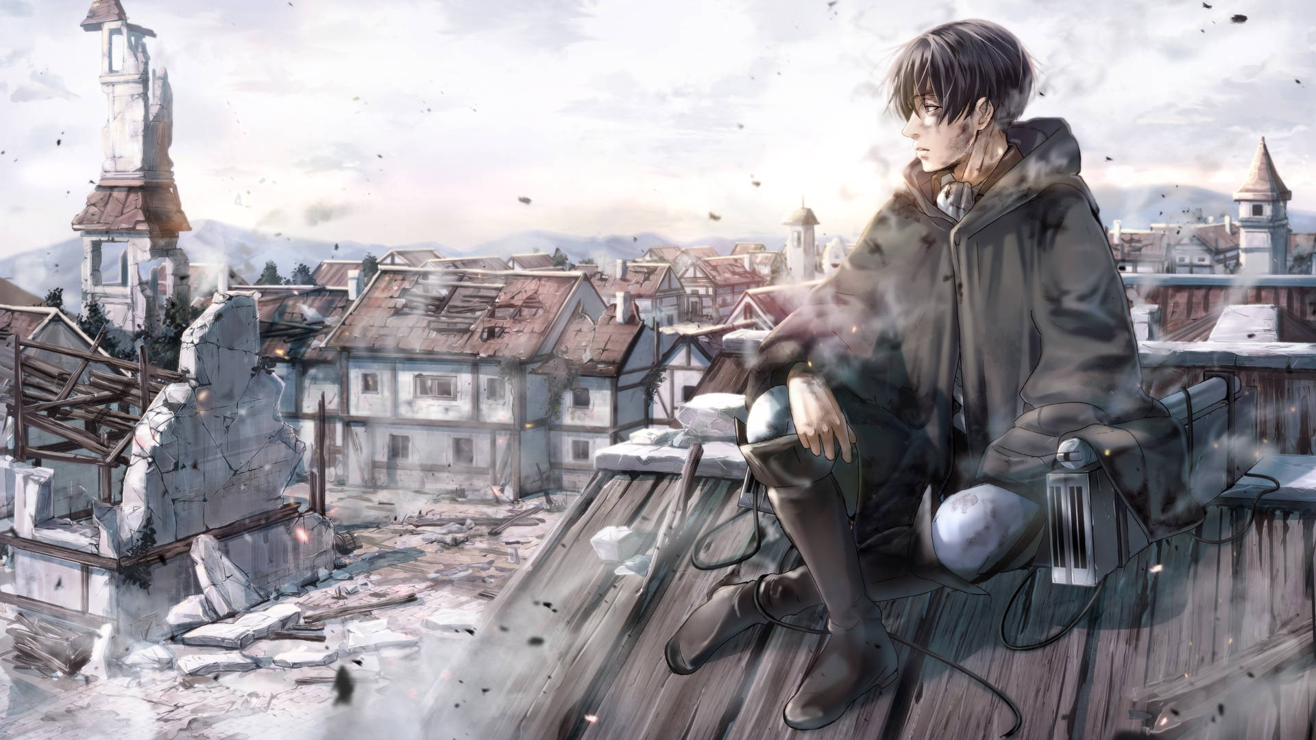 Levi Over The Roof 4k Background