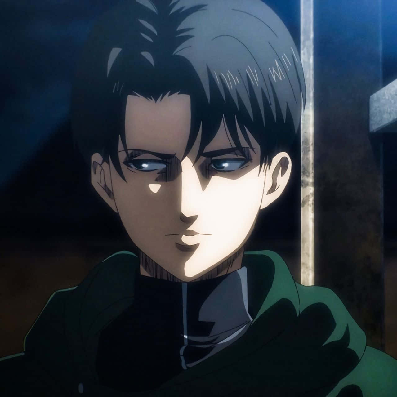 Levi Pfp Side Eye Background