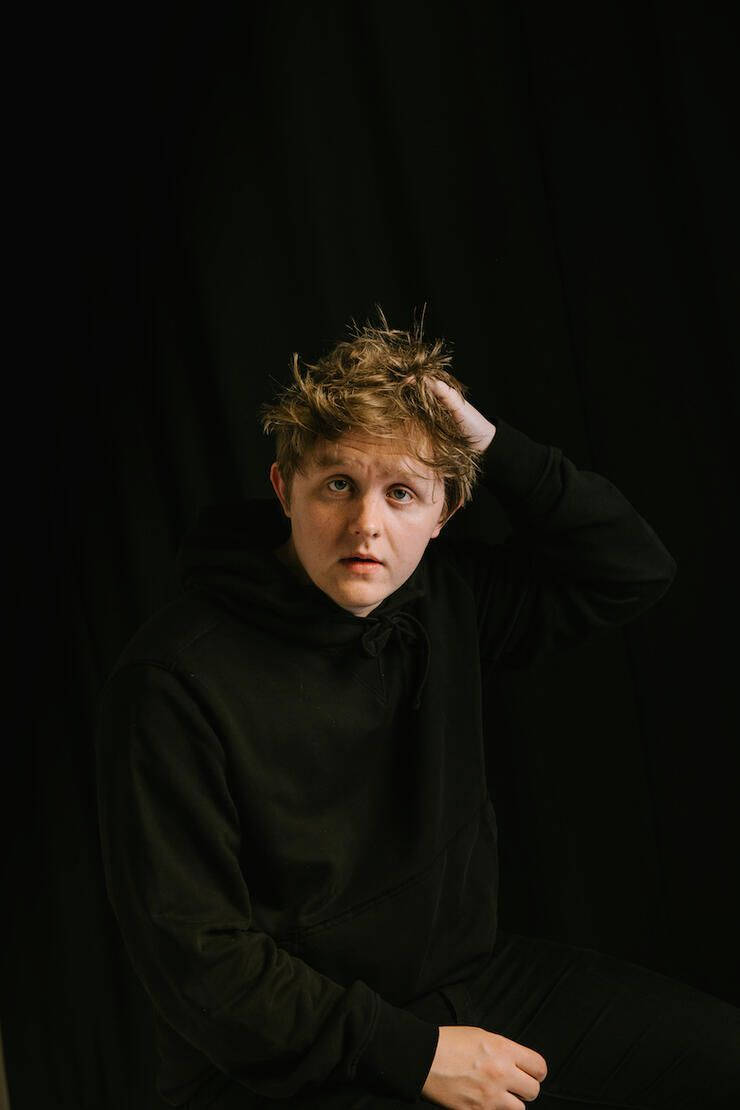 Lewis Capaldi Black Mobile Background