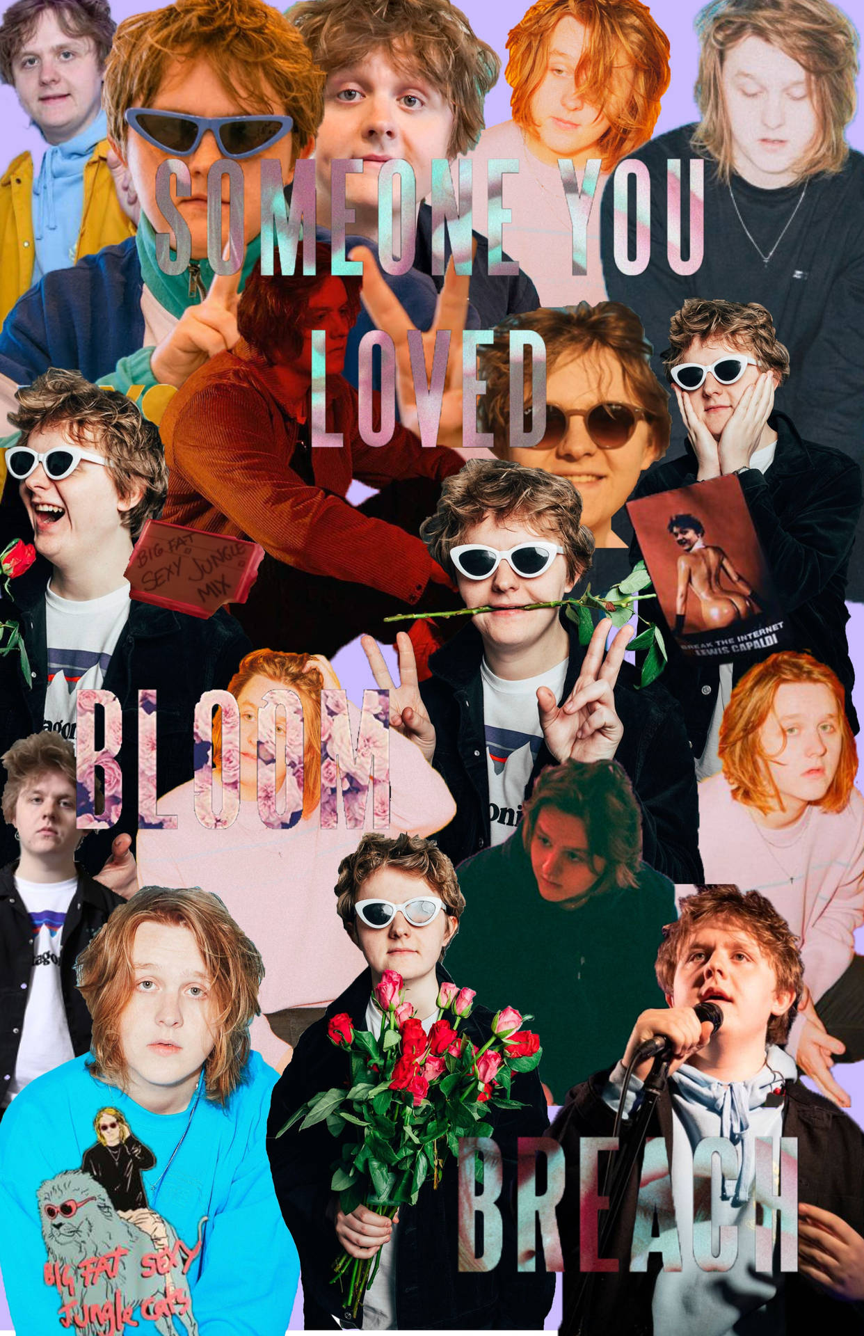 Lewis Capaldi Collage Mobile Art