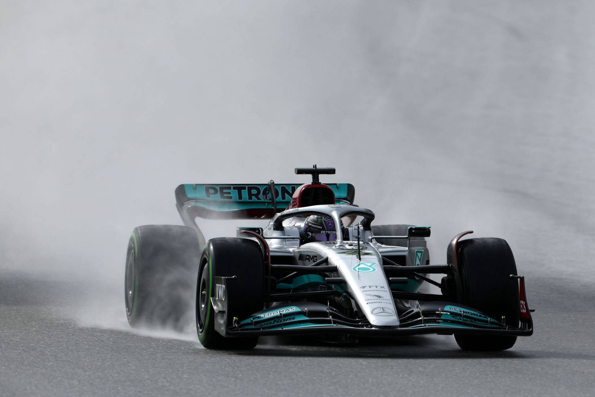 Lewis Hamilton Car Rain