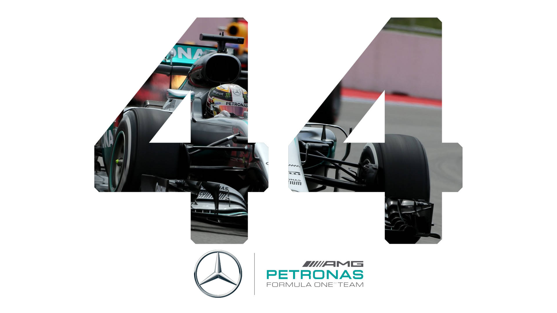 Lewis Hamilton Winning At The Spanish Grand Prix Background