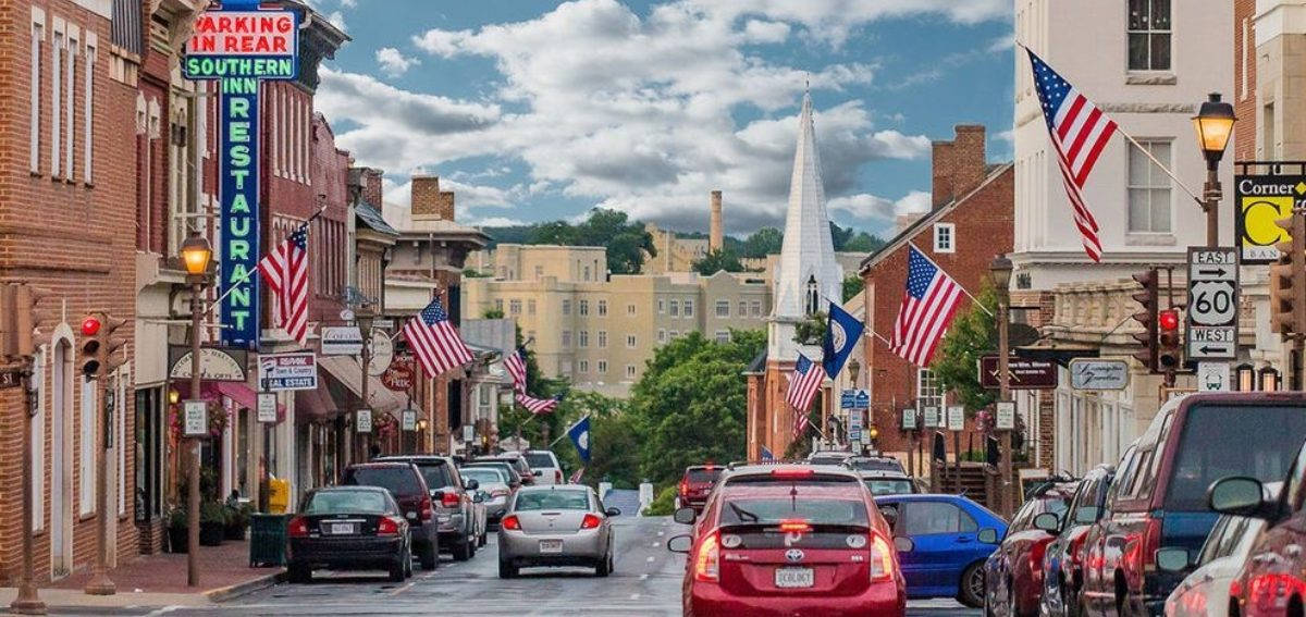 Lexington Usa Flags