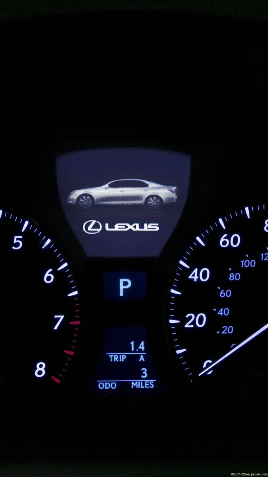 Lexus Dashboard Iphone Background
