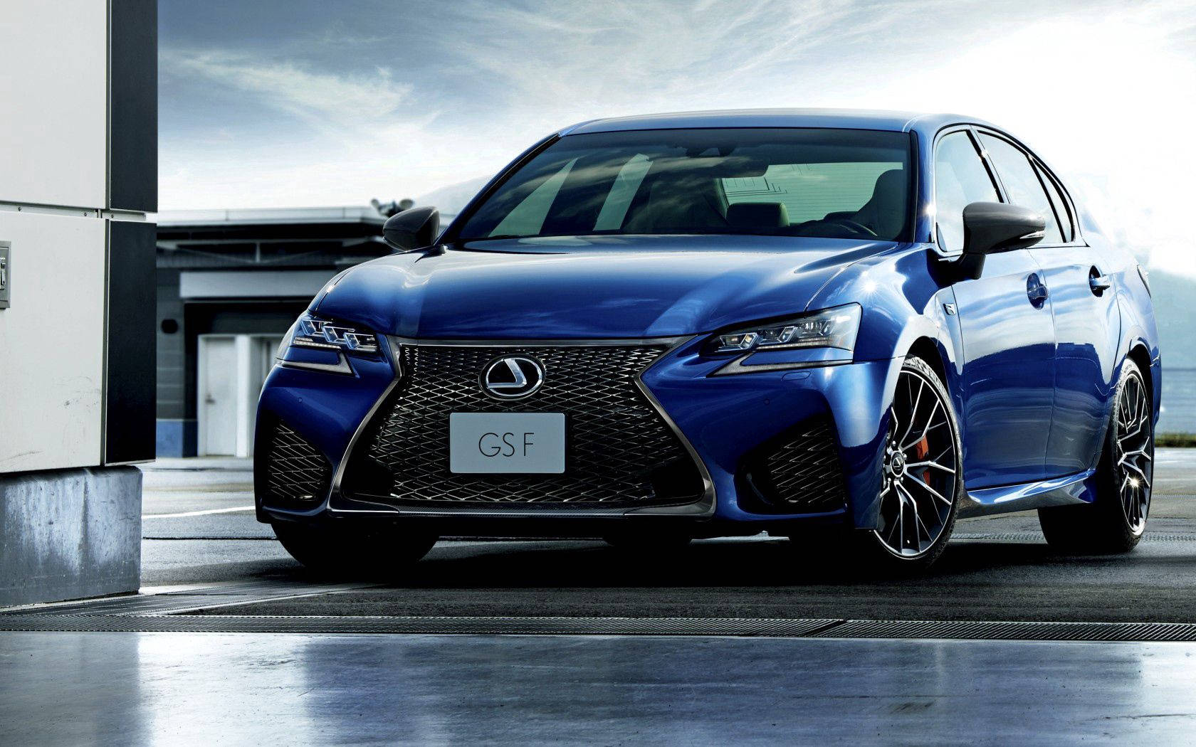 Lexus Gs F Front Entry Background