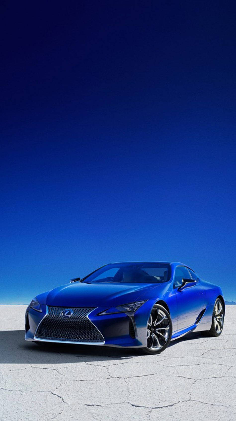 Lexus Lc 500h Structural Blue Background