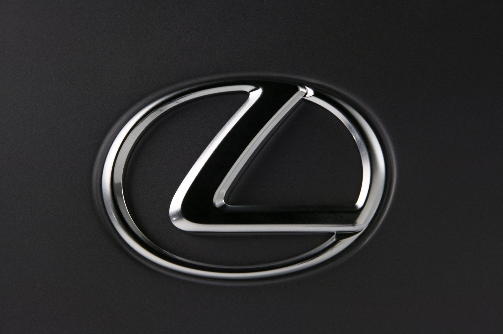 Lexus Logo Matte Black Background