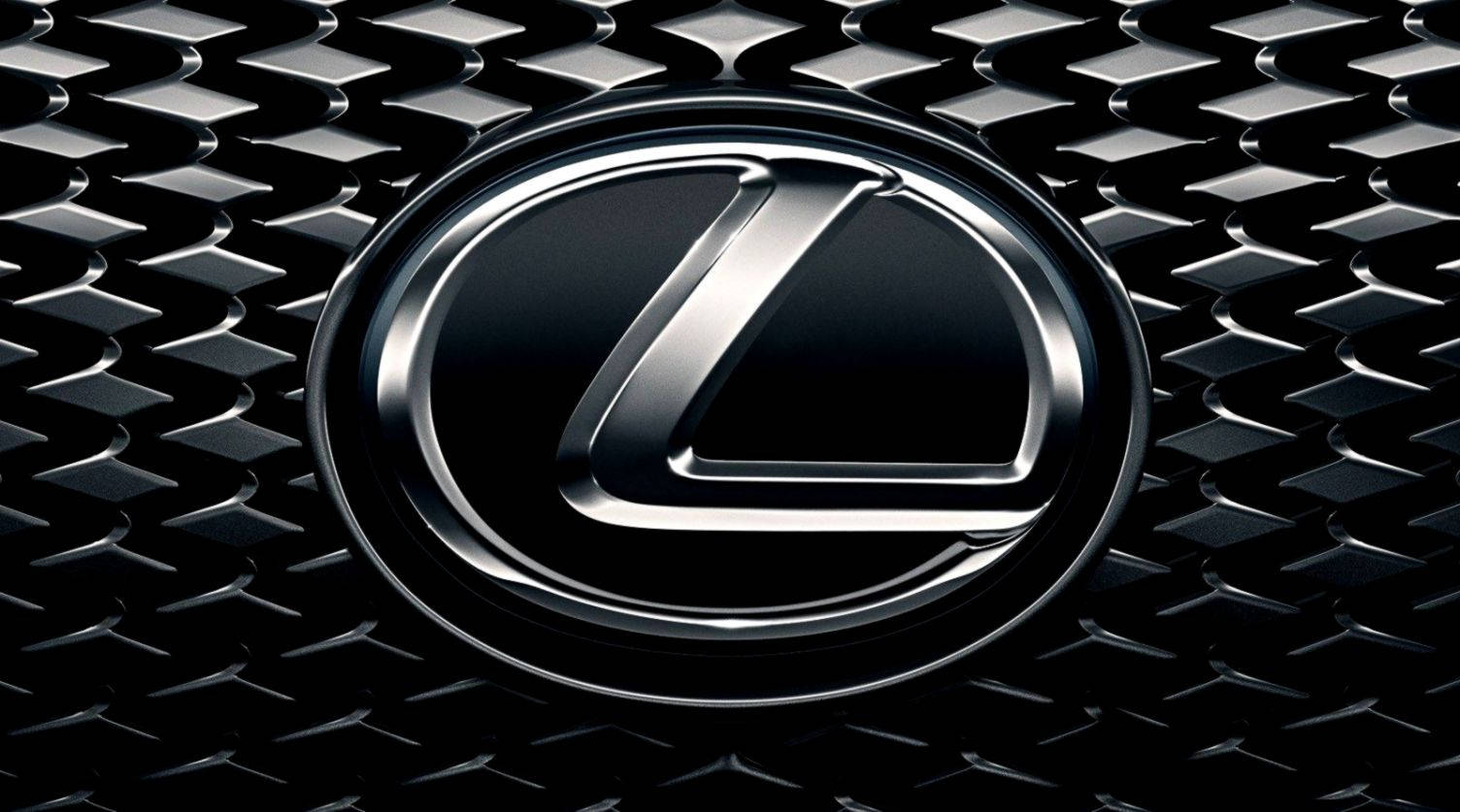 Lexus Logo On Metal Mesh