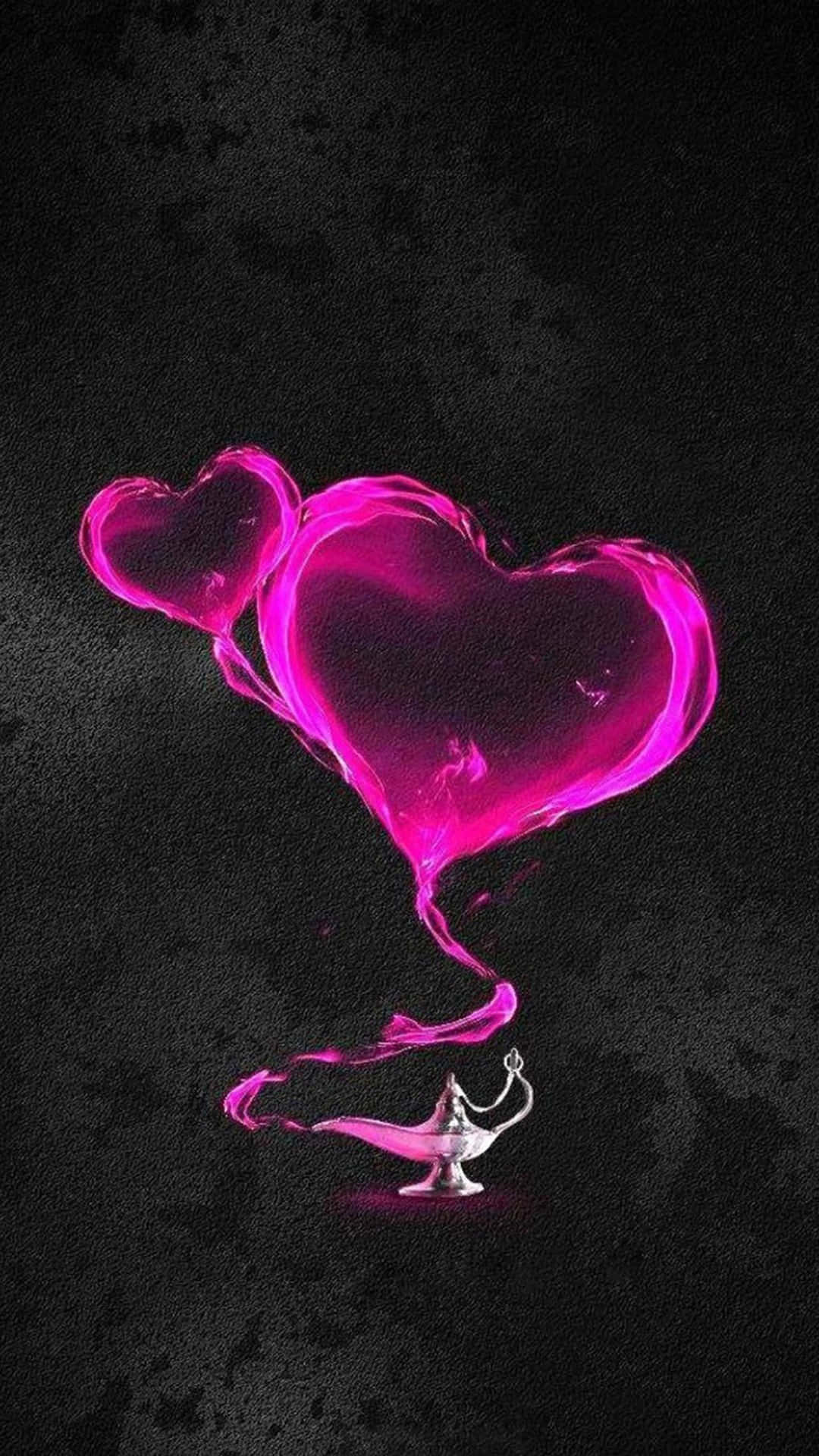 Lg G4 Pink Heart Background