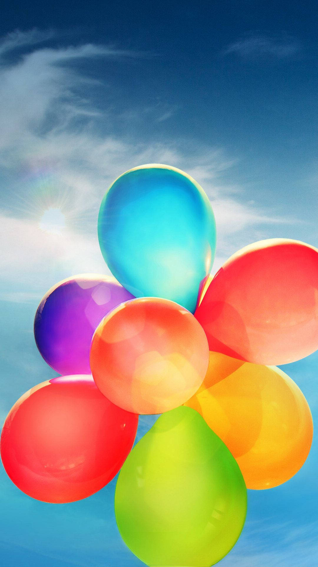 Lg Phone Colorful Balloons Background