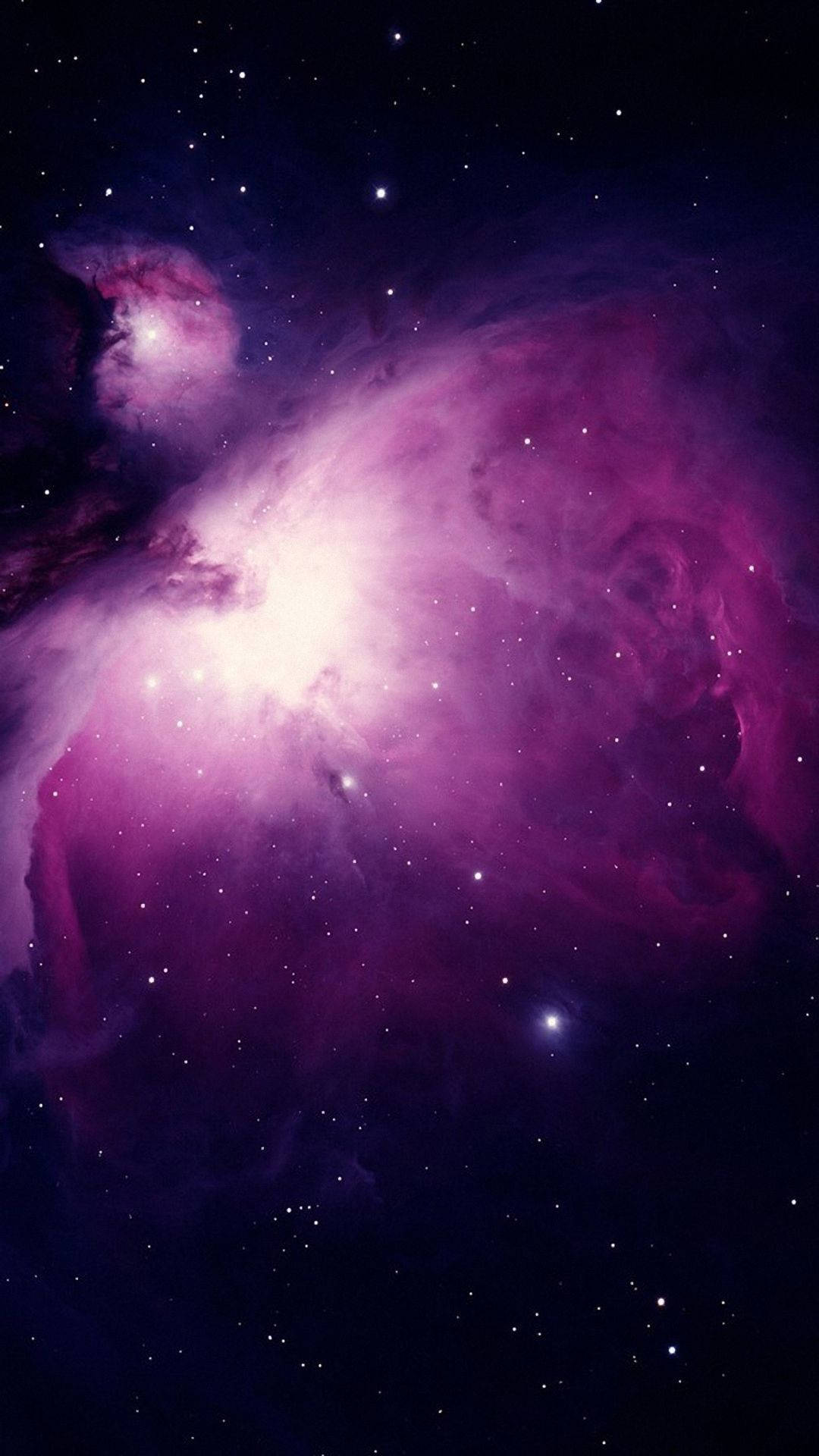 Lg Phone Purple Nebula Background