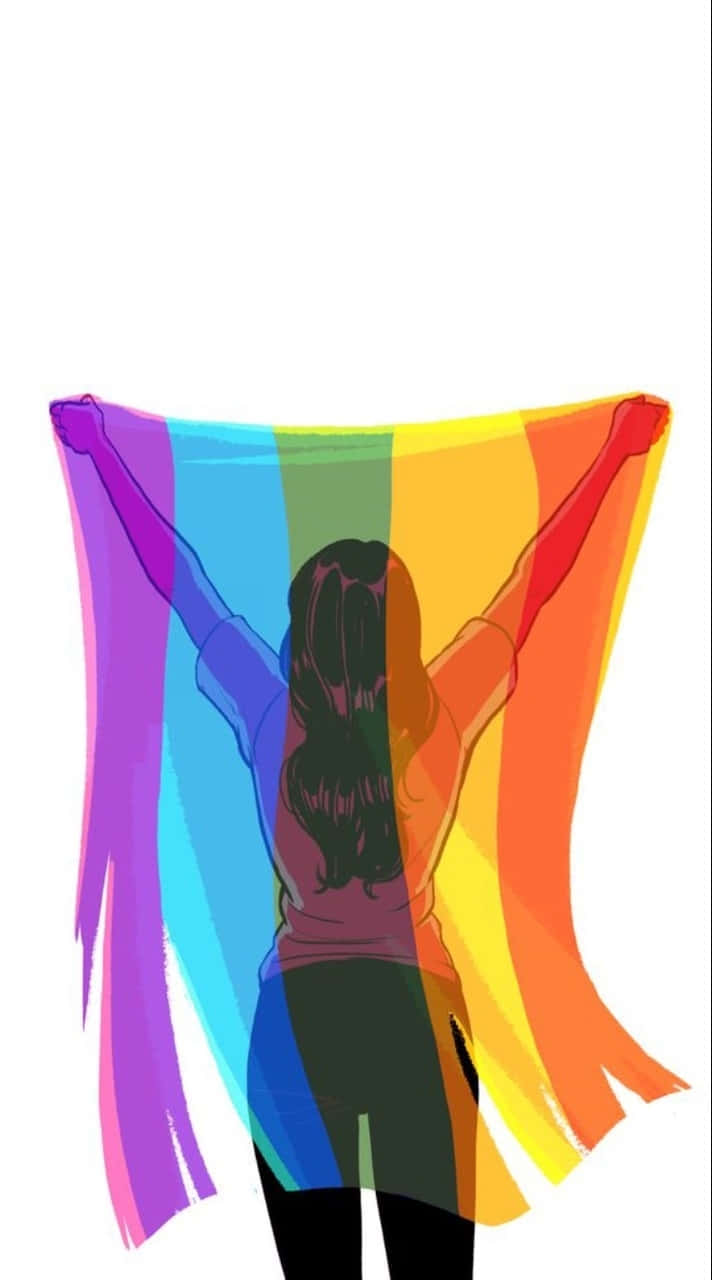 Lgbt Anime Flag Background