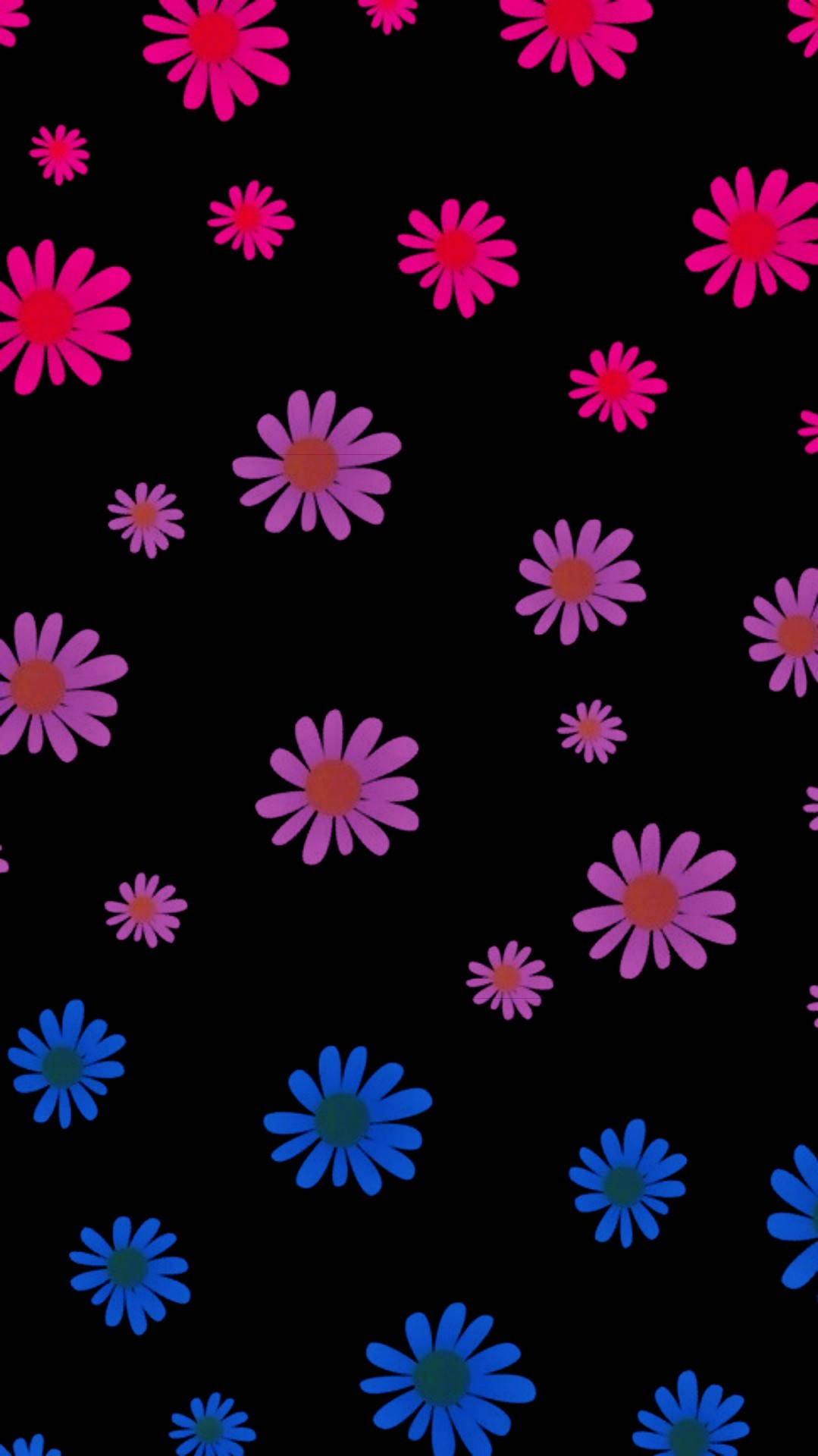 Lgbt Bisexual Themed Daisies Background