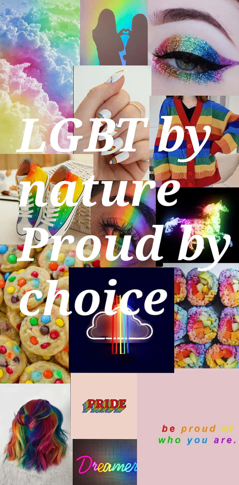 Lgbt By Nature Aesthetic Lgbt Rainbow Background