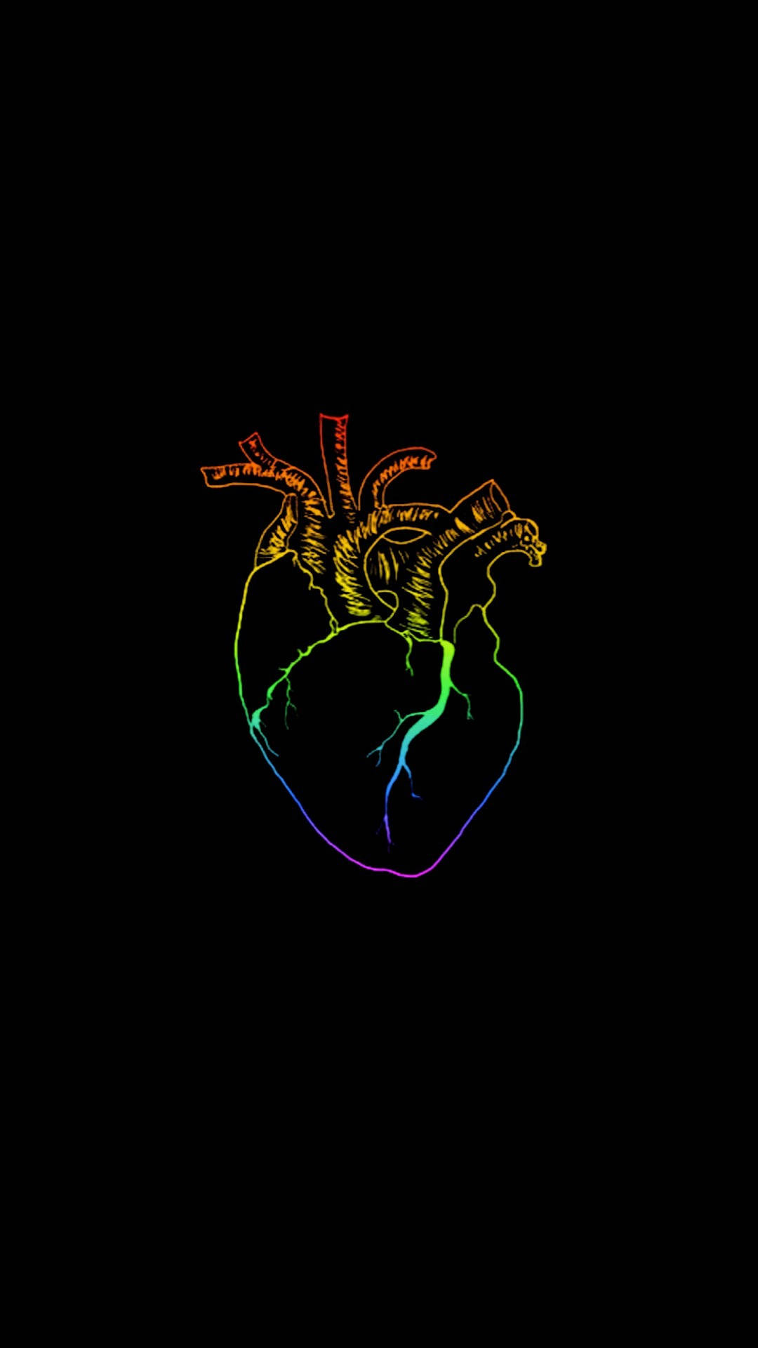 Lgbt Themed Human Heart Background