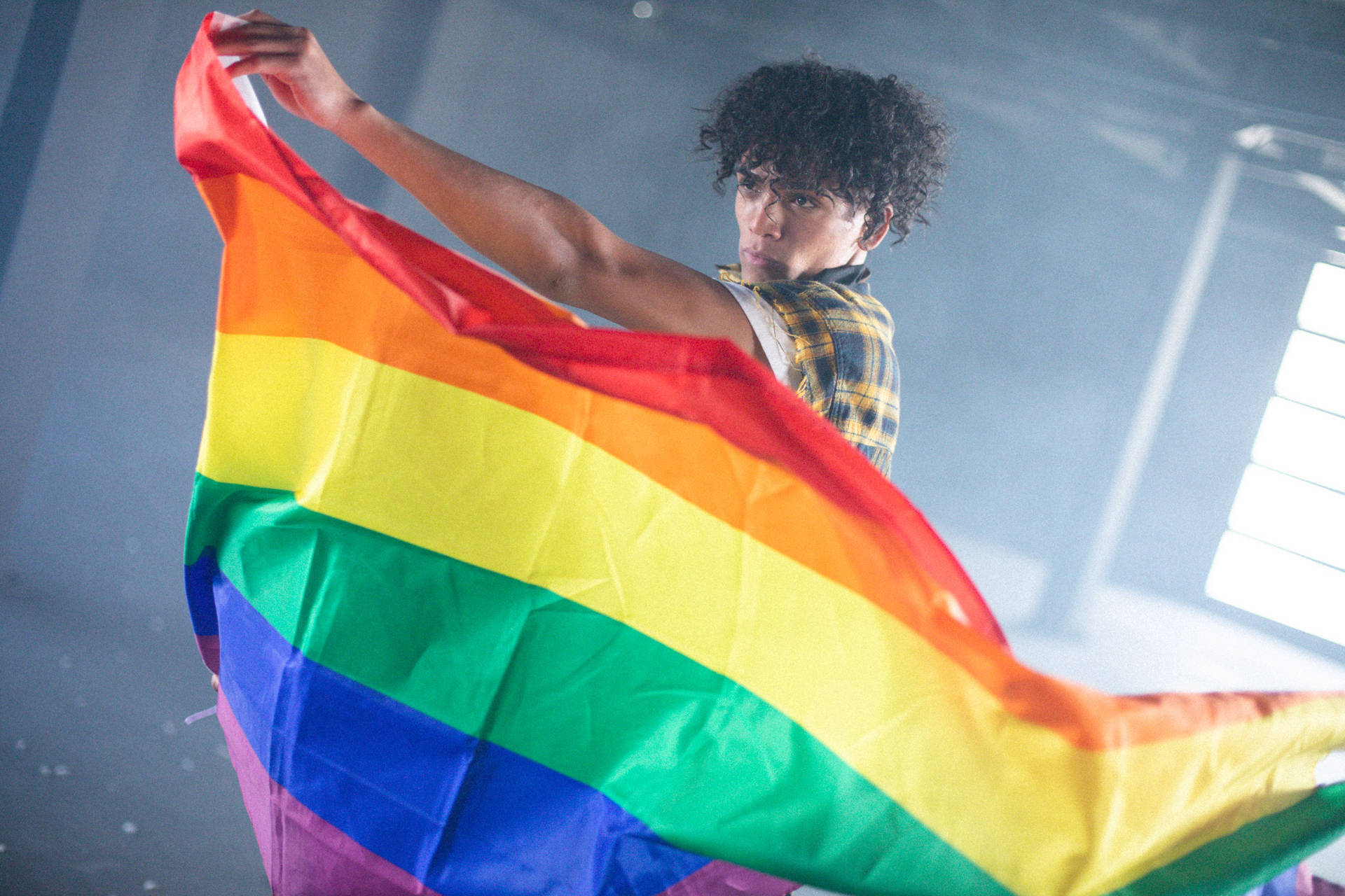 Lgbtq Pride: Stripes Of Diversity Background