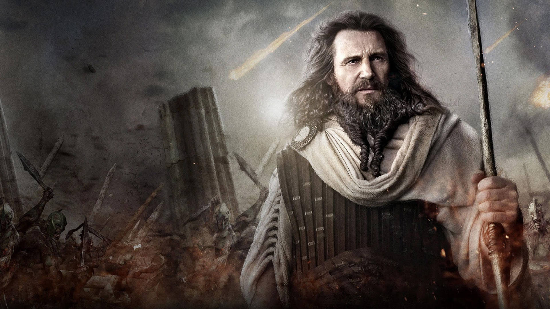 Liam Neeson Zeus Wrath Of The Titans Movie