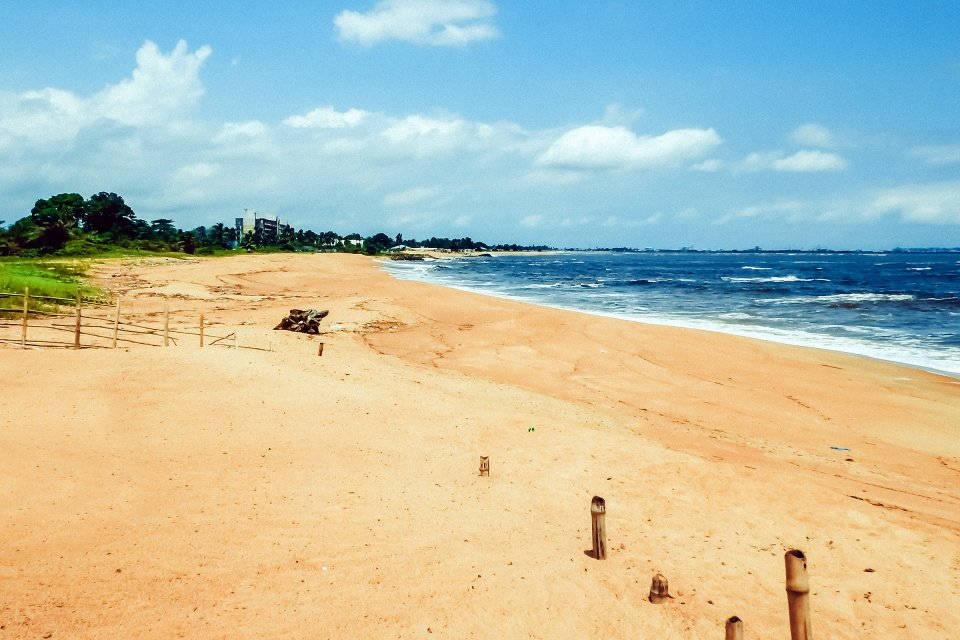 Liberia Bare Beach Background