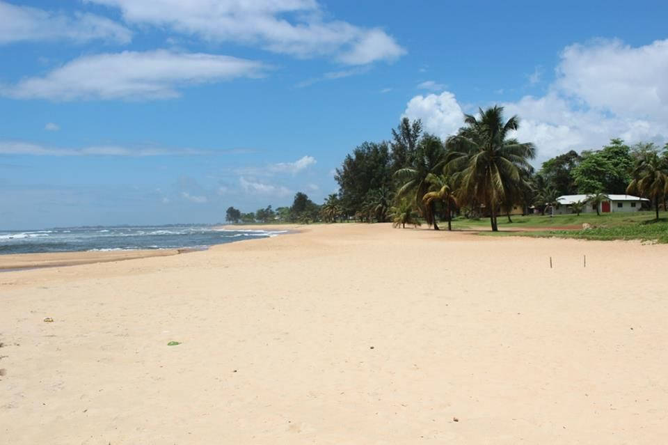 Liberia Empty Beach Background