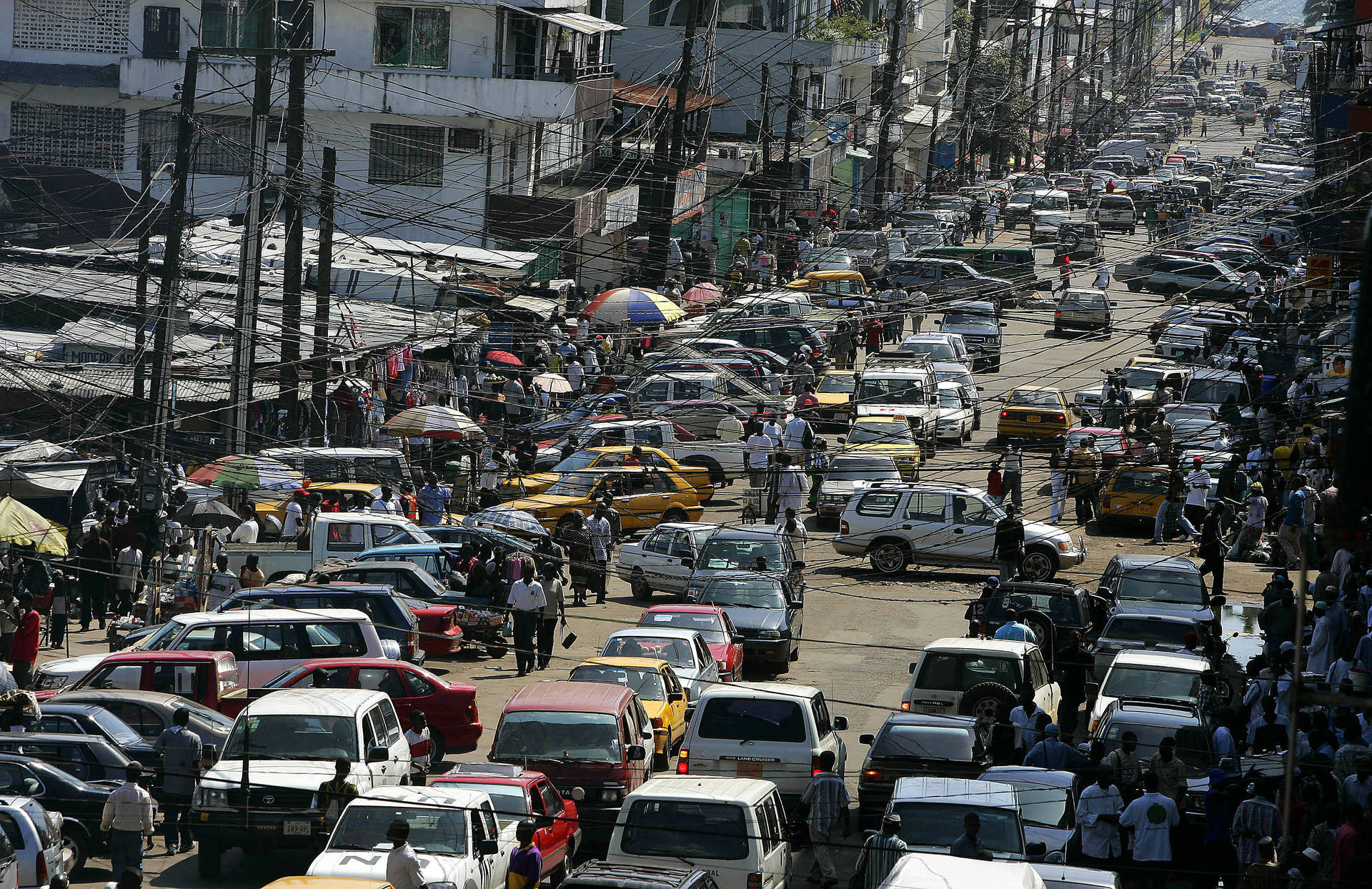 Liberia Road Traffic Background