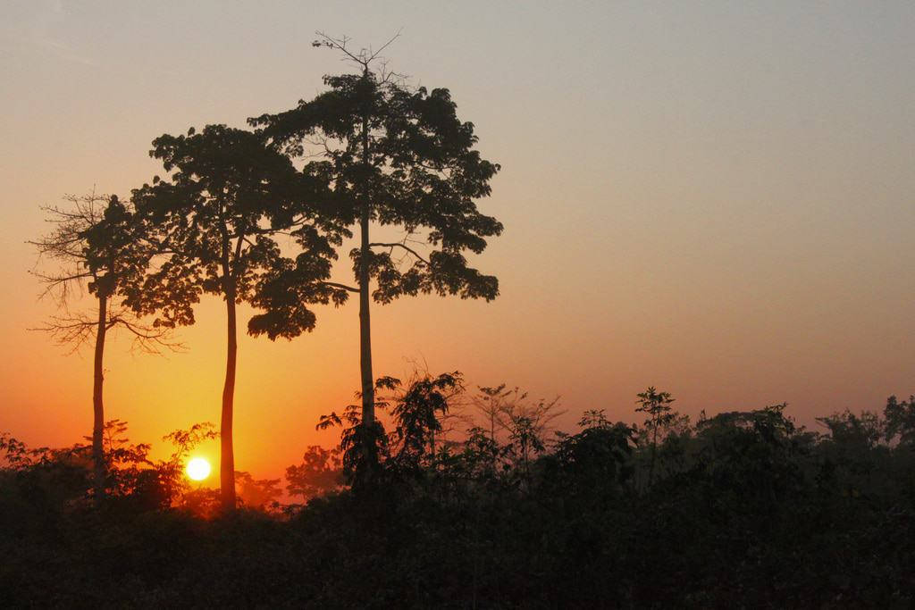 Liberia Sunset Sky Background