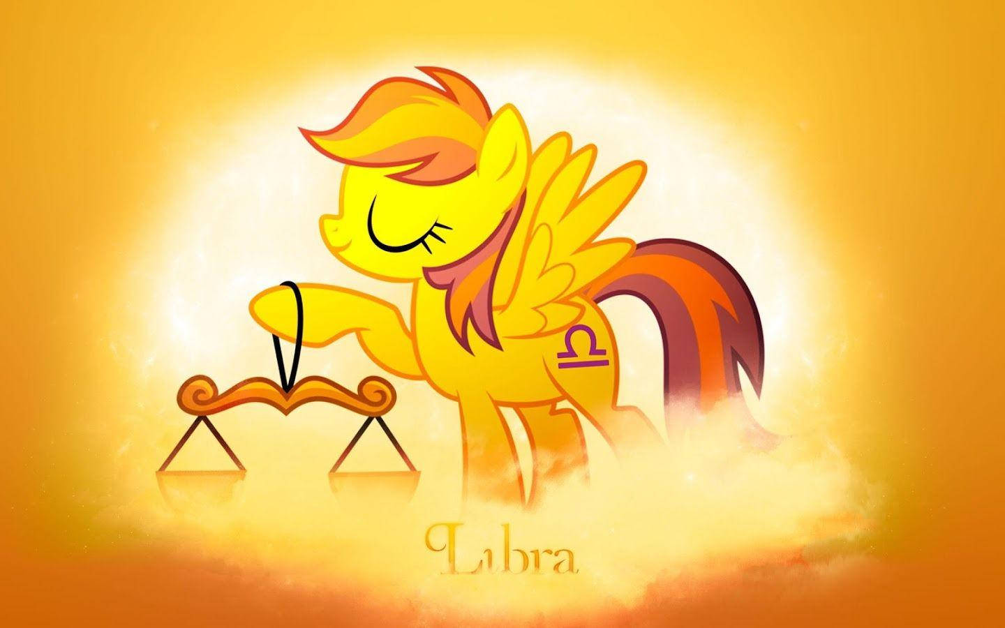 Libra Zodiac Little Pony Background