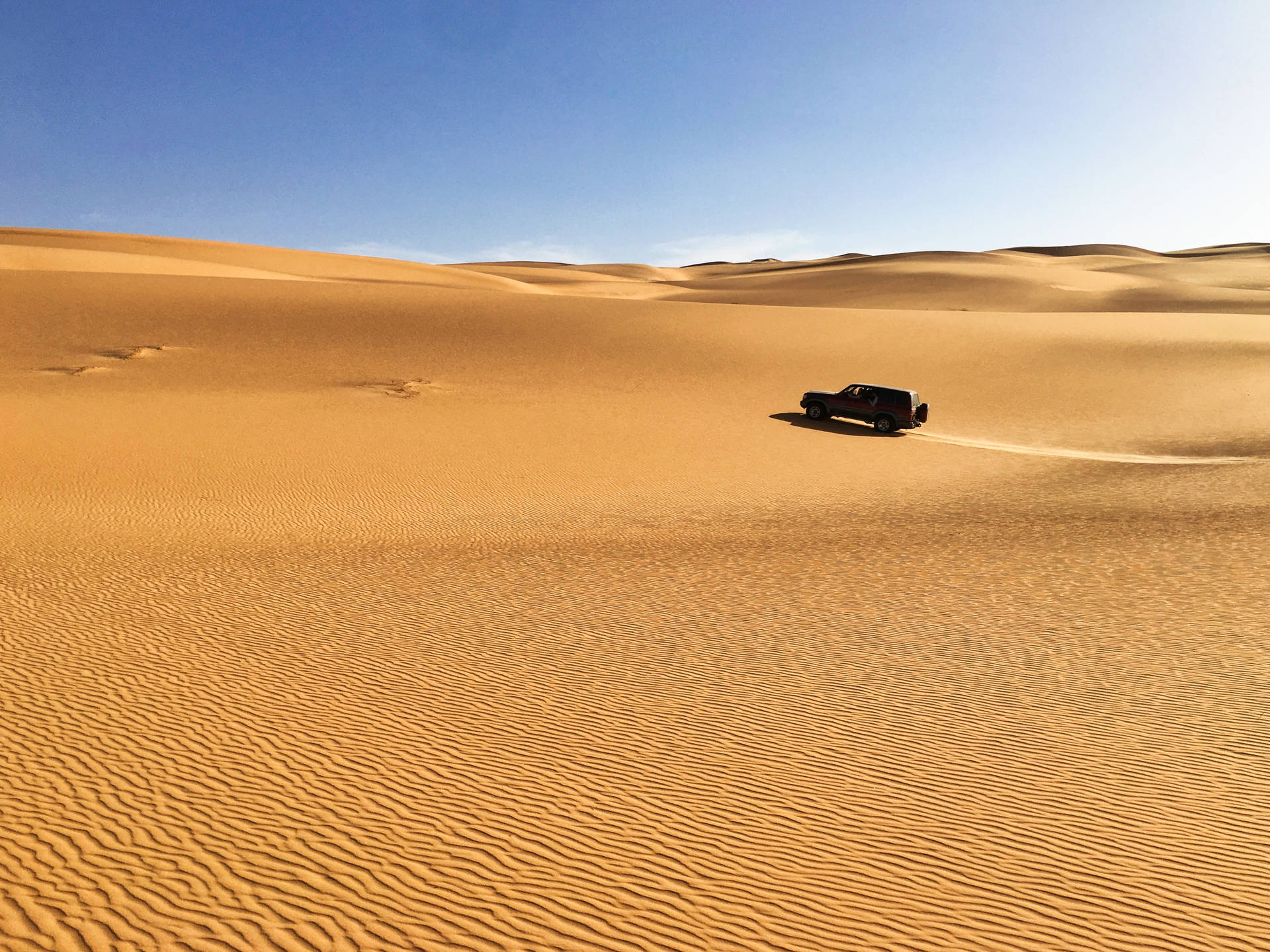 Libya Desert Wide Shot Background