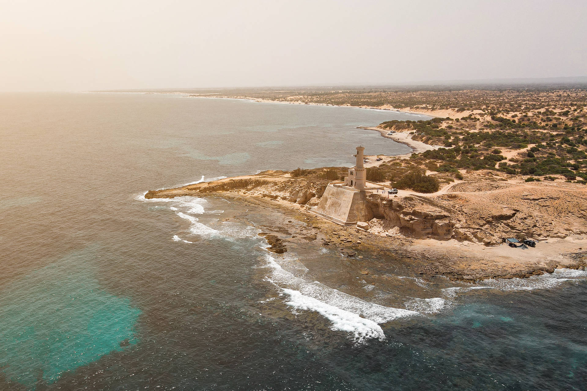 Libya Roman Ruins Background