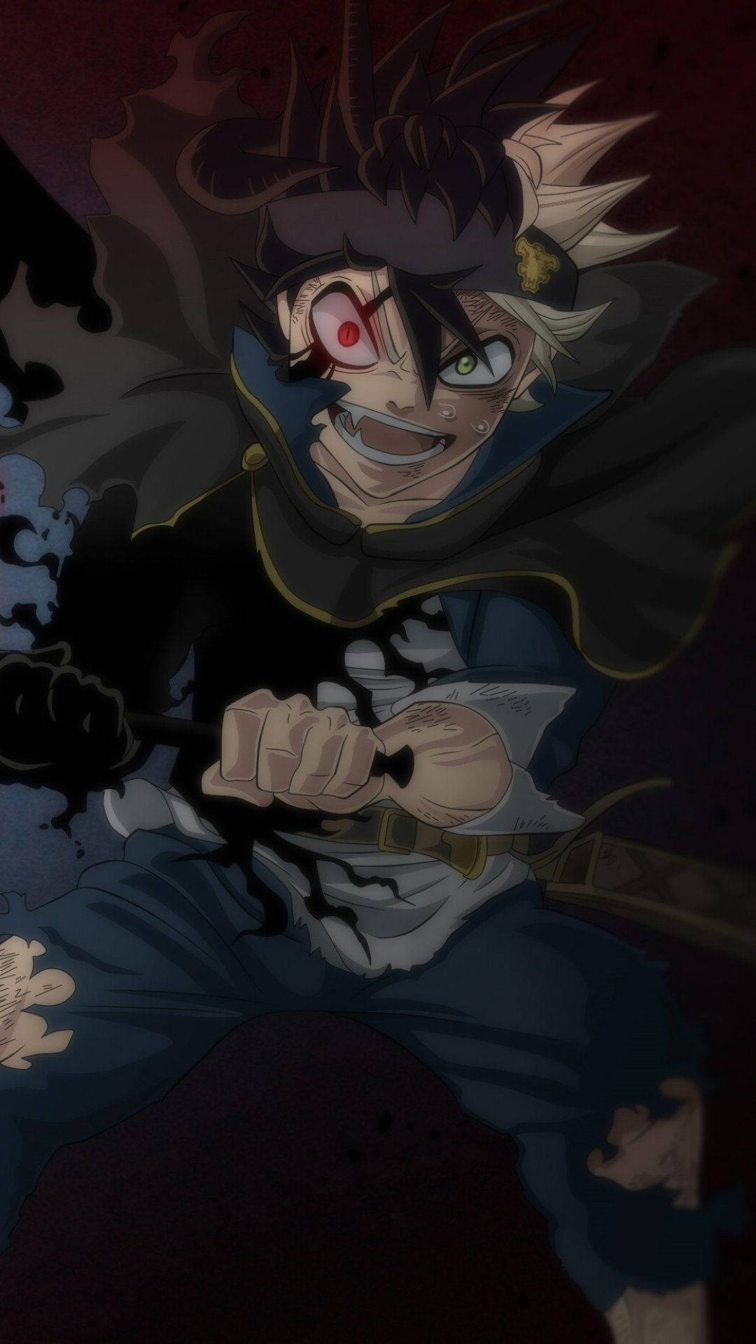 Liebe Black Clover Blue Anime Outfit Background